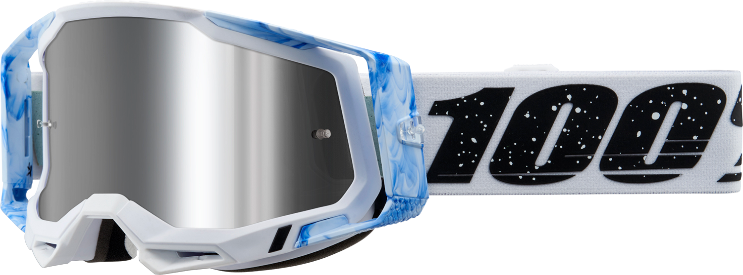 100% Racecraft 2 Goggles - Mixos - Silver Flash Mirror 50010-00020