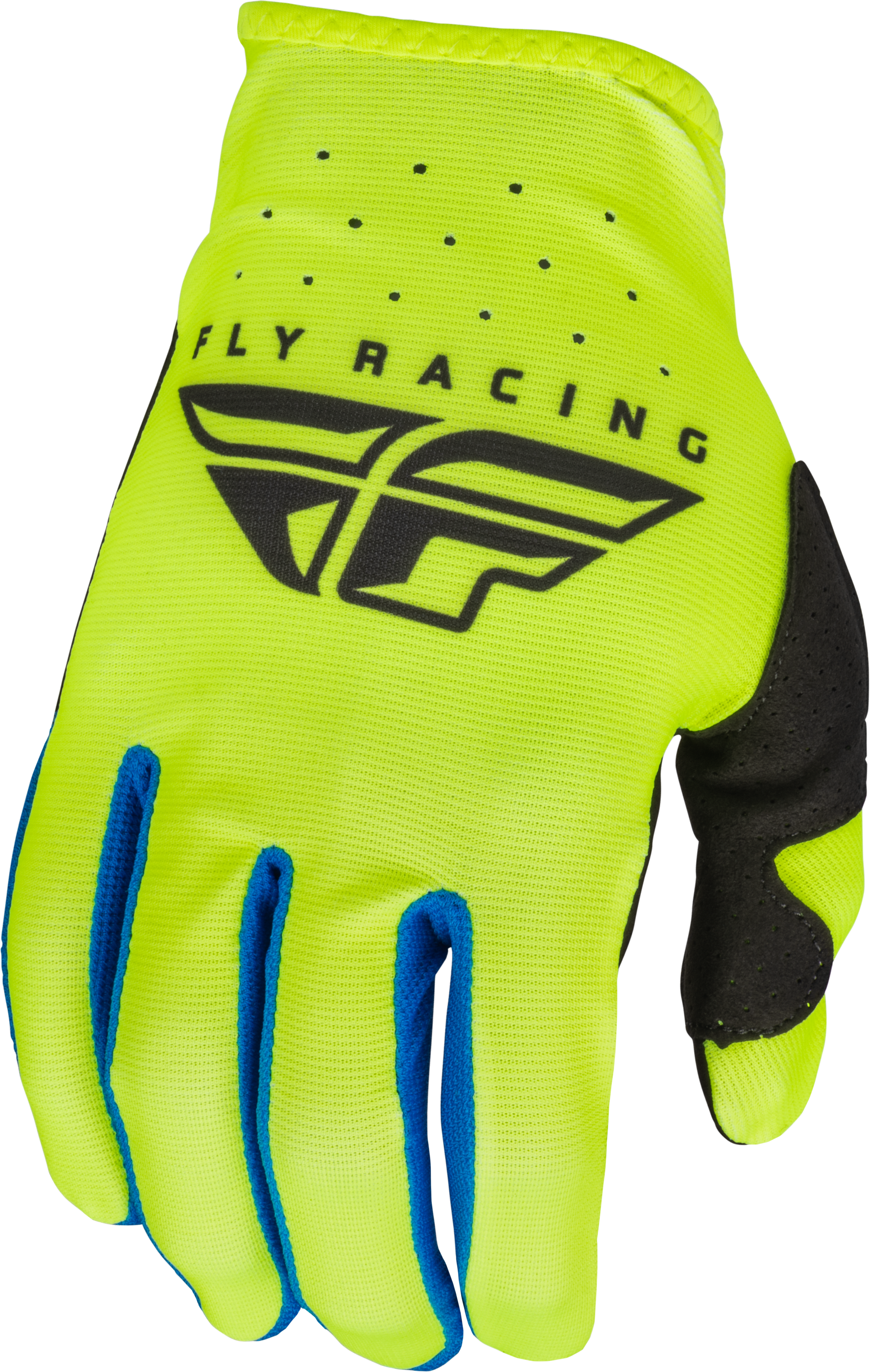 Fly Racing Youth Lite Gloves Hi-Vis/Black Yl 376-712YL