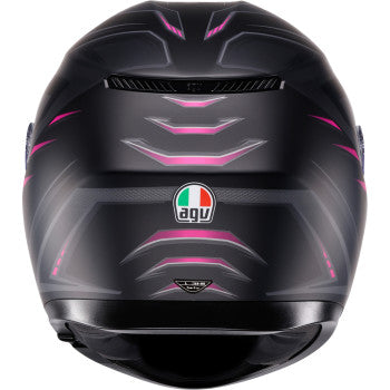 AGV Helmet K3 Syth Matte Black/Pink Md 2118381004-025-M