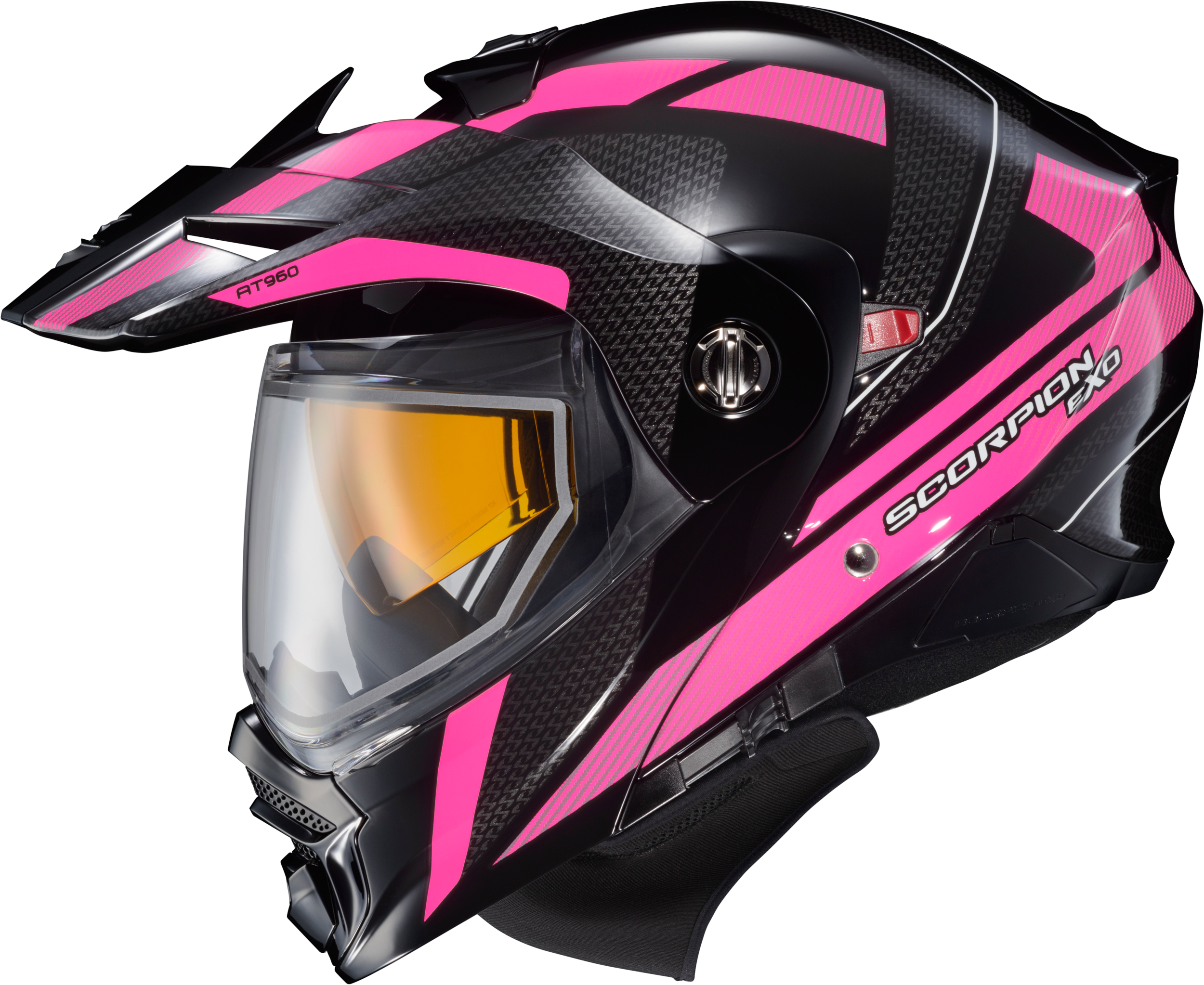 Exo-At960 Cold Weather Helmet Hicks Pink Lg (Dual Pane)