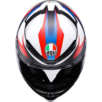 AGV Helmet K6 S Timewarp Matte Black/Red/Blue Xl 2118395016-028-XL