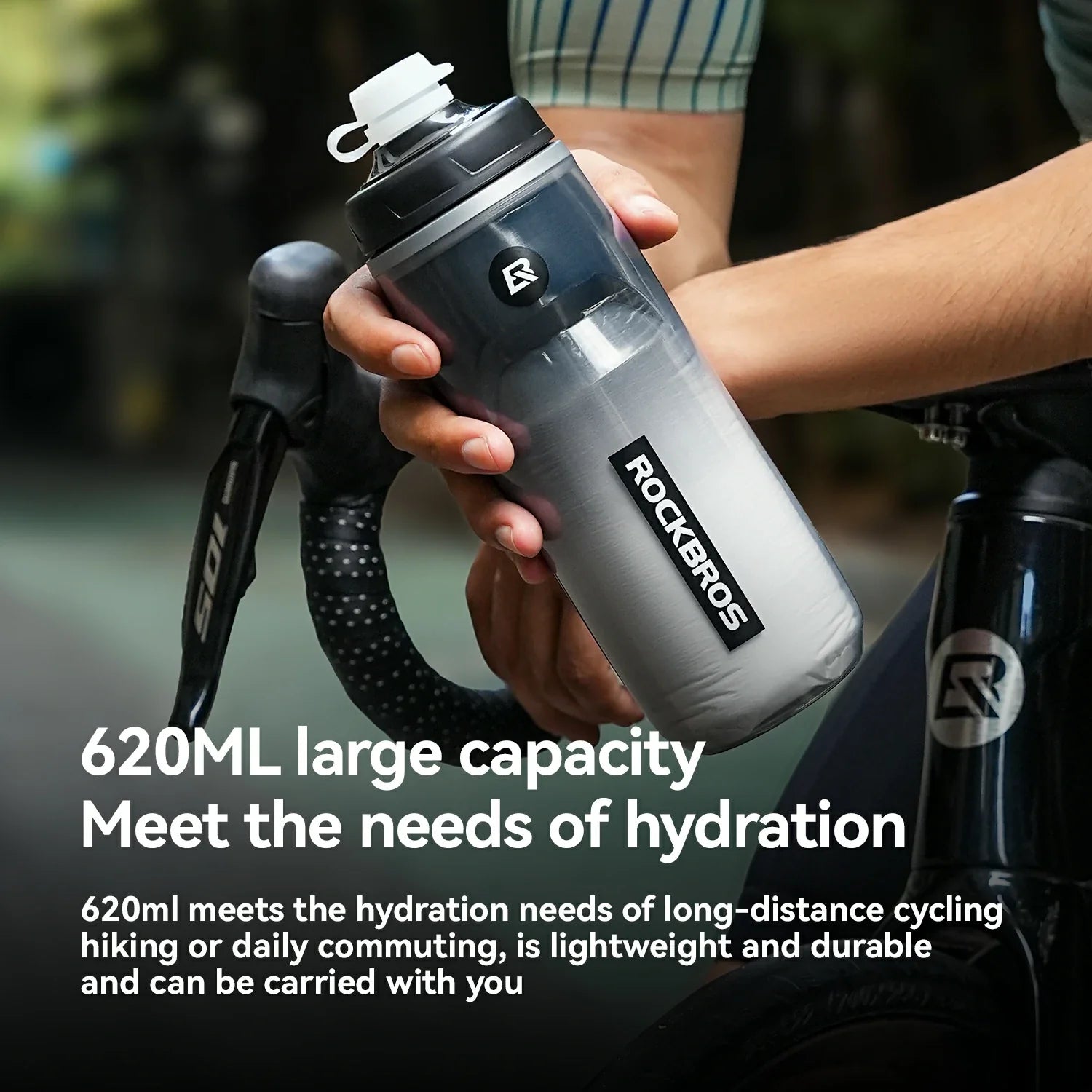 Bicycle Water Bottle 620ml 5h Cooling