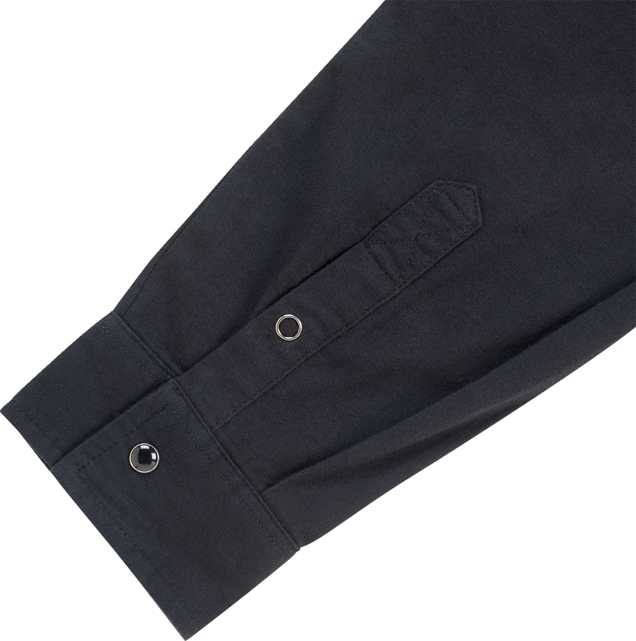 BILTWELL Blackout Lightweight Flannel - Large 8145-068-004
