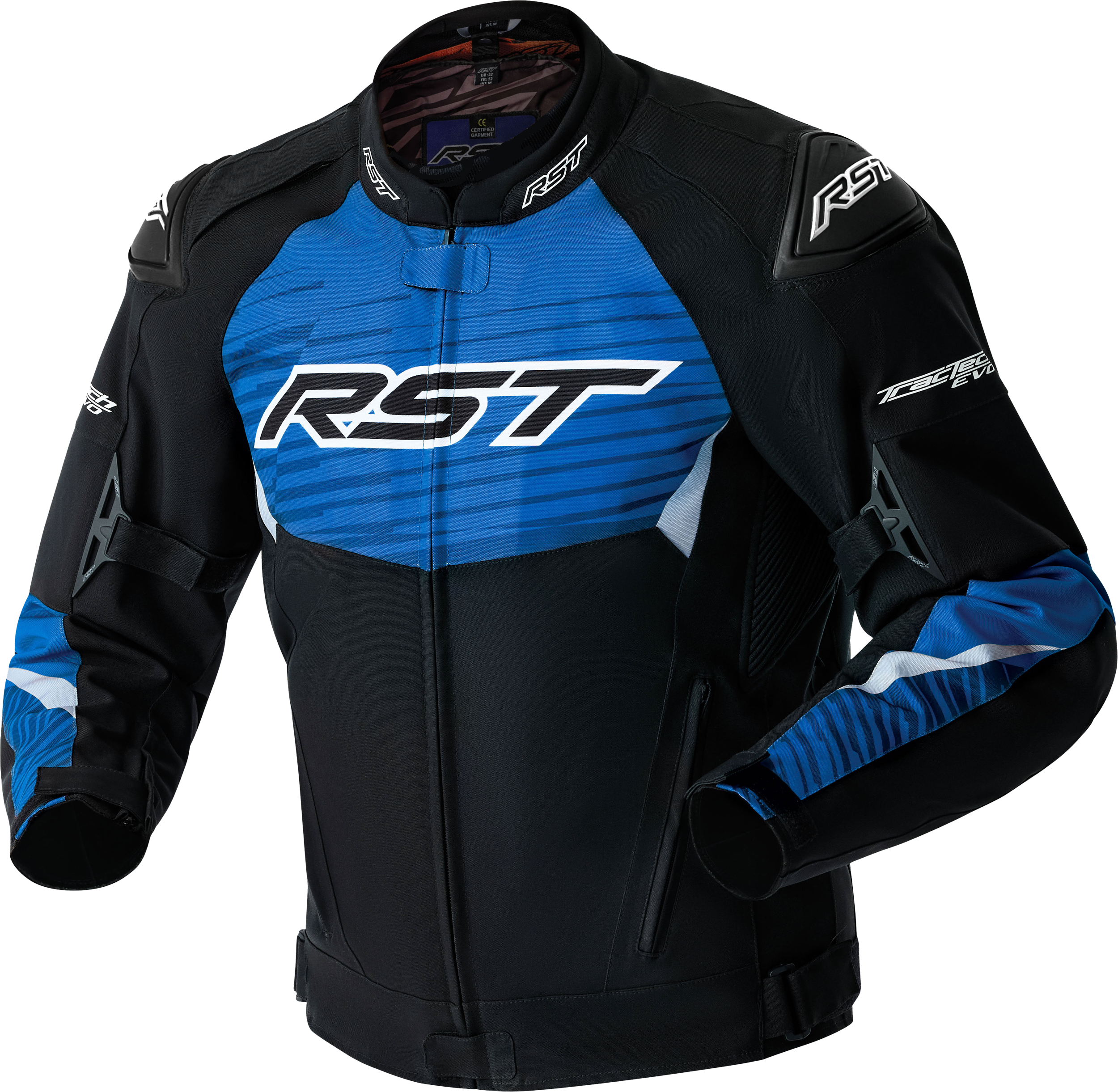 RST Tractech Evo D3o Jacket Black/Blue Textile Xl 556-3640346
