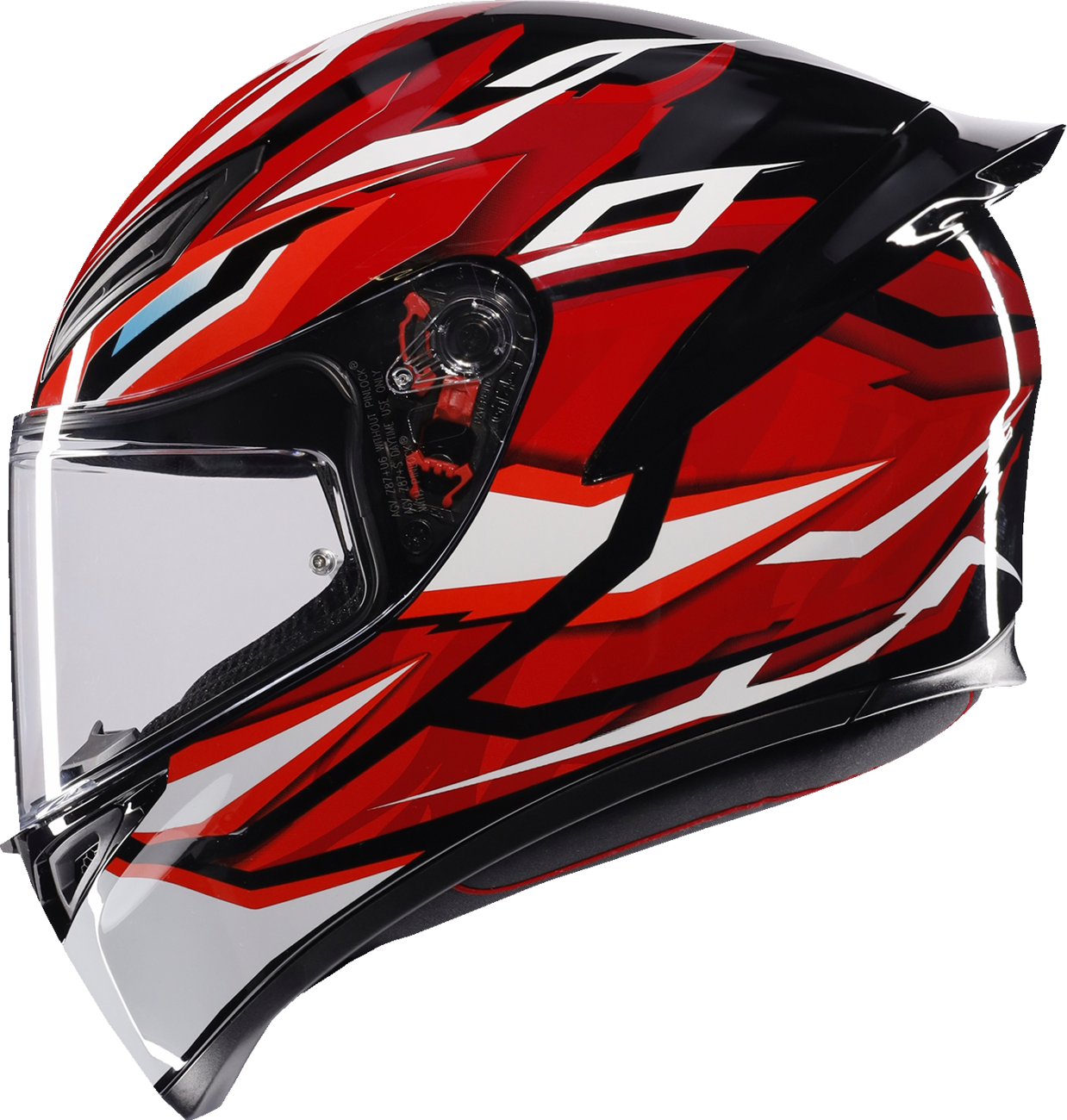 AGV K1 S Helmet - Lion - Black/Red/White - 2XL 2118394003-035-XXL