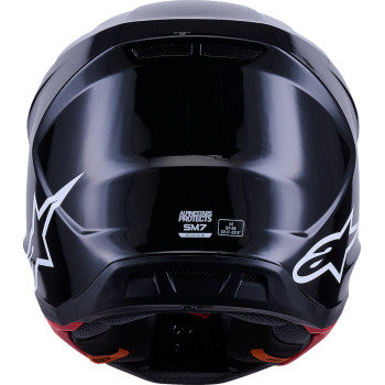 ALPINESTARS SM7 Helmet - Solid - Gloss Black - Medium 8301426-1180-M