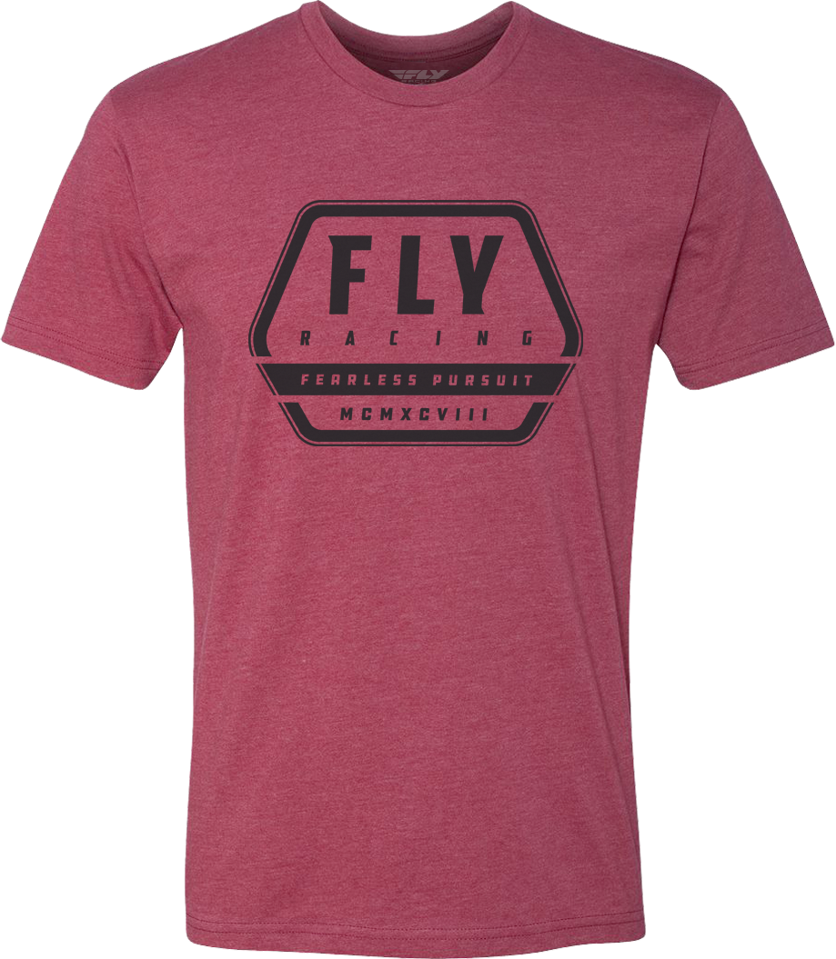Fly Racing Fly Track Tee Red Lg 352-0042L