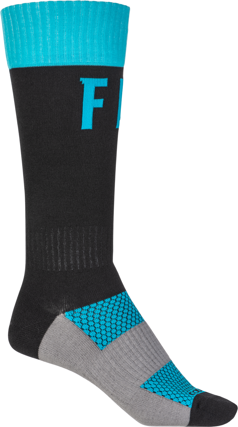 Fly Racing Mx Pro Socks Blue/Black Sm/Md 350-0531S