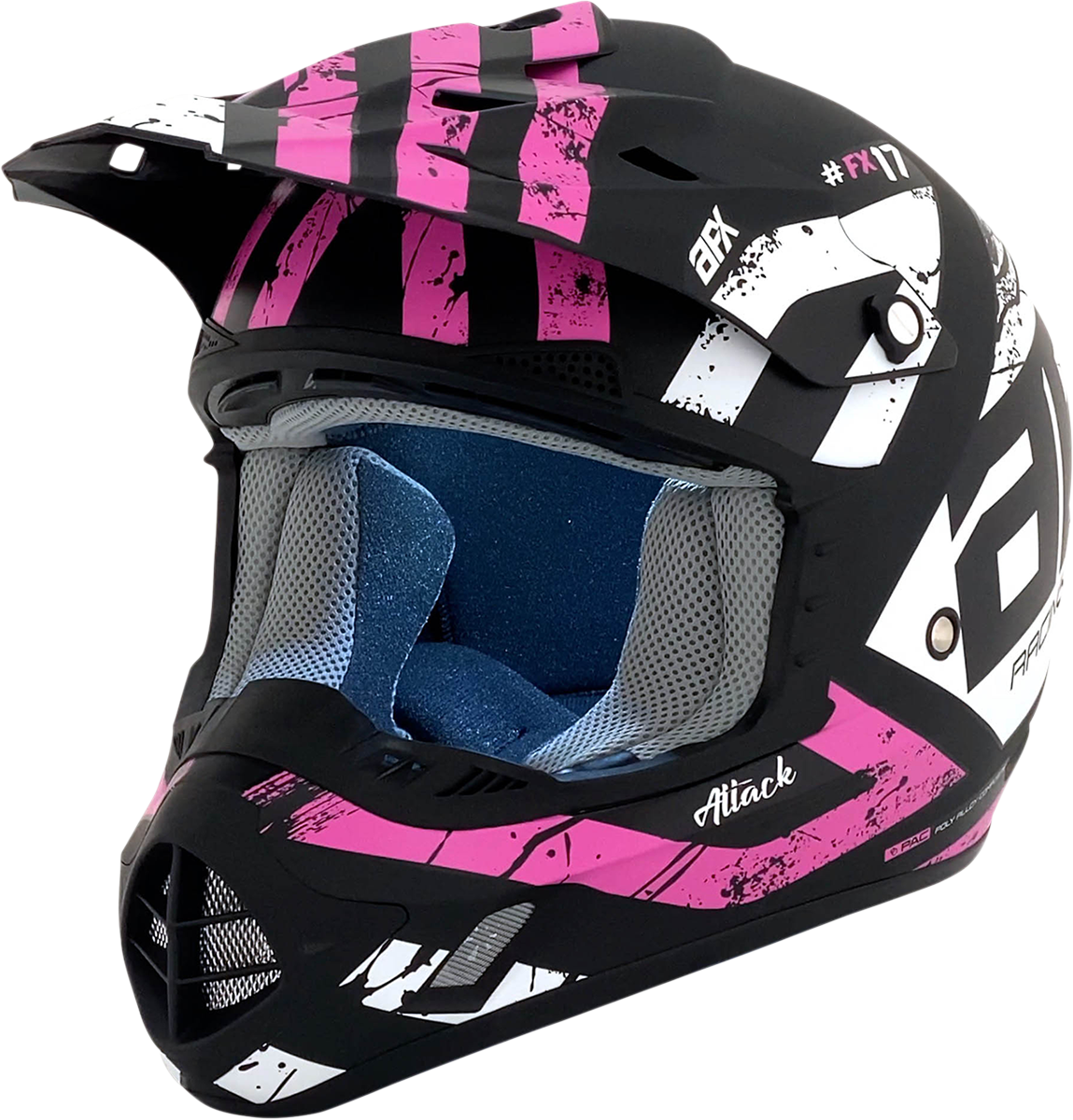 AFX FX-17 Helmet - Attack - Matte Black/Hi-Vis Yellow - XS 0110-7172