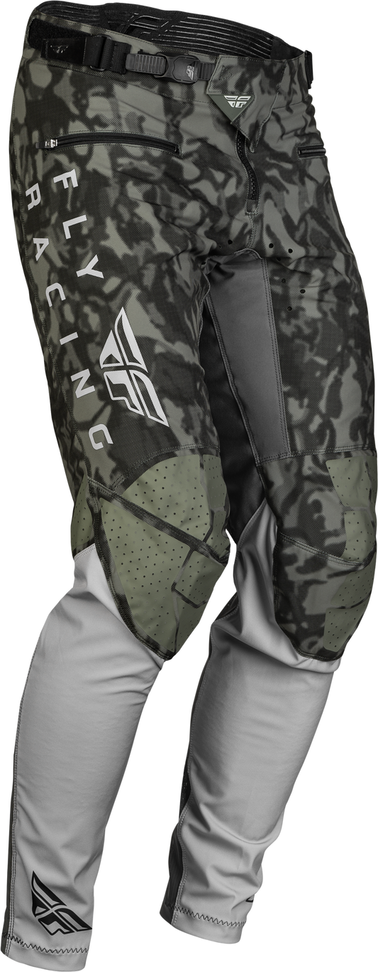 Fly Racing Youth Radium Bicycle Pants Dark Grey Camo/Grey Sz 24 376-04224