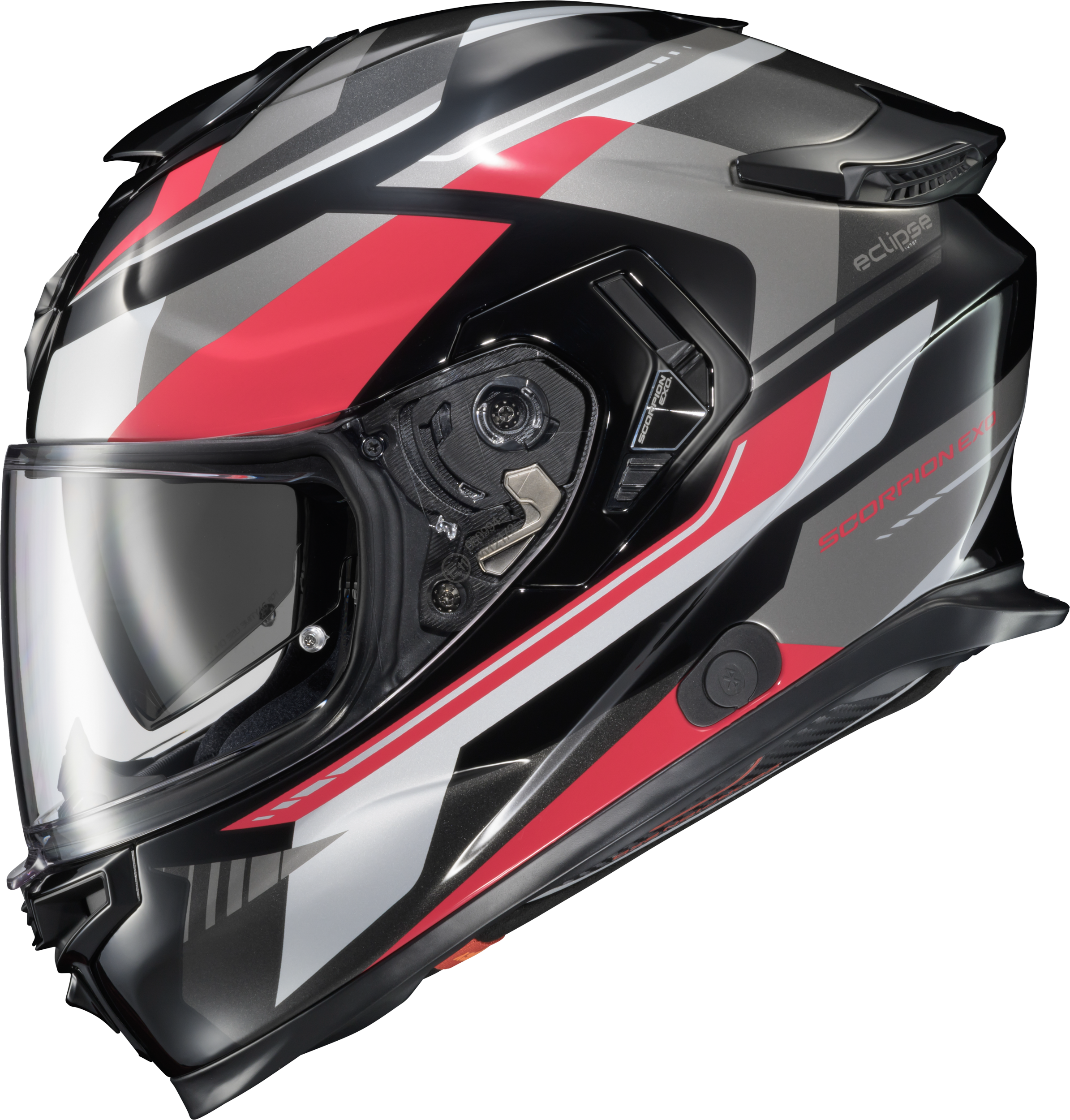 Exo-Eclipse Full Face Helmet Lunar Red/White/Black 2x