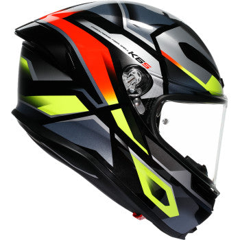 AGV K6 S Helmet - Erazer - Black/Red/Yellow Fluo - XL  2118395002-026-XL