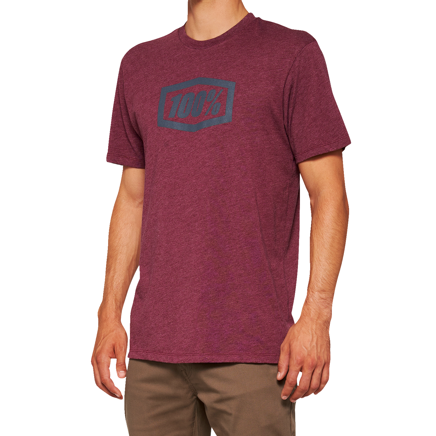 100% Icon T-Shirt - Maroon - XL 20000-00033