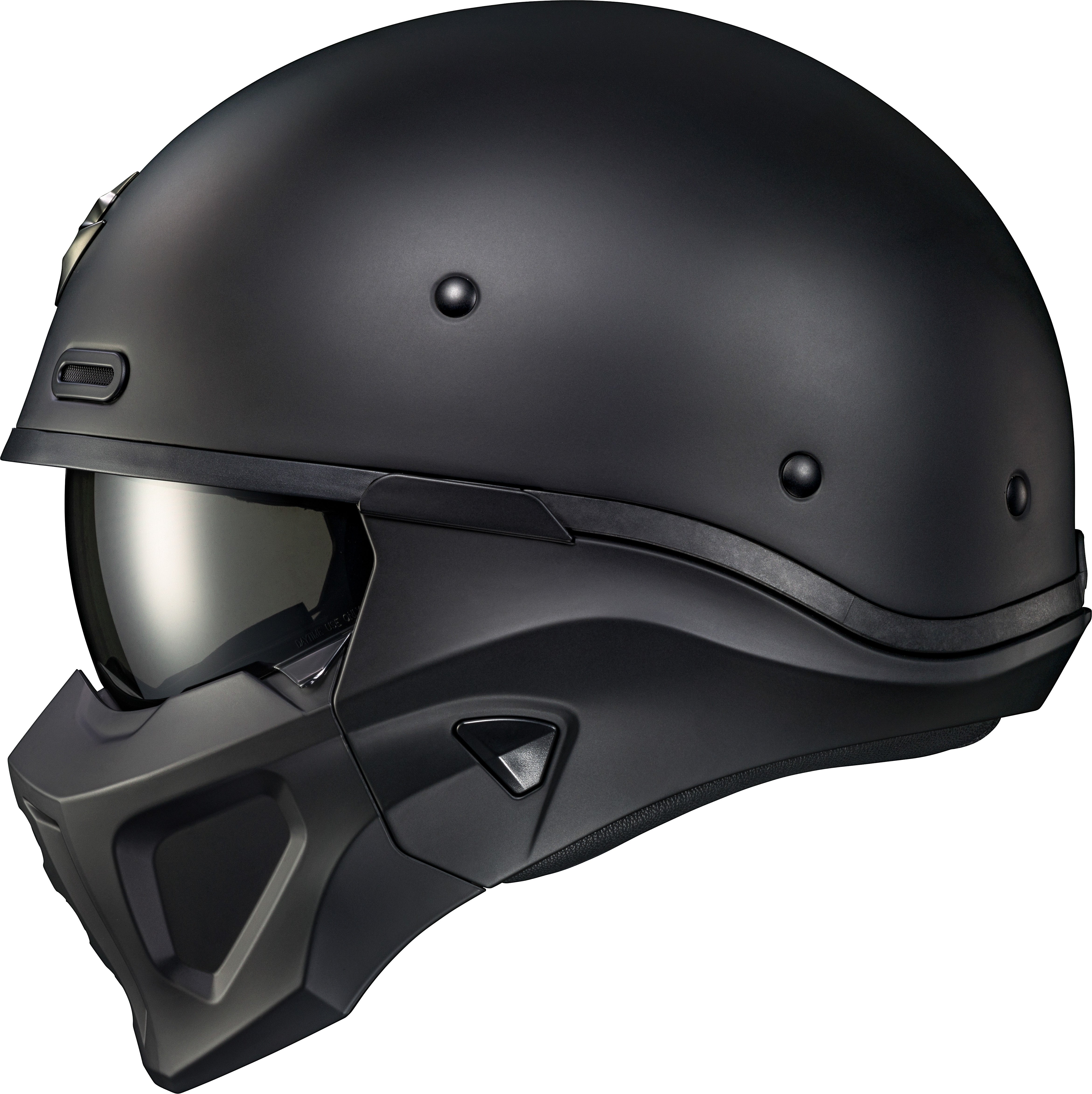 Covert X Open-Face Helmet Matte Black Md
