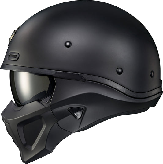 Covert X Open-Face Helmet Matte Black Xl