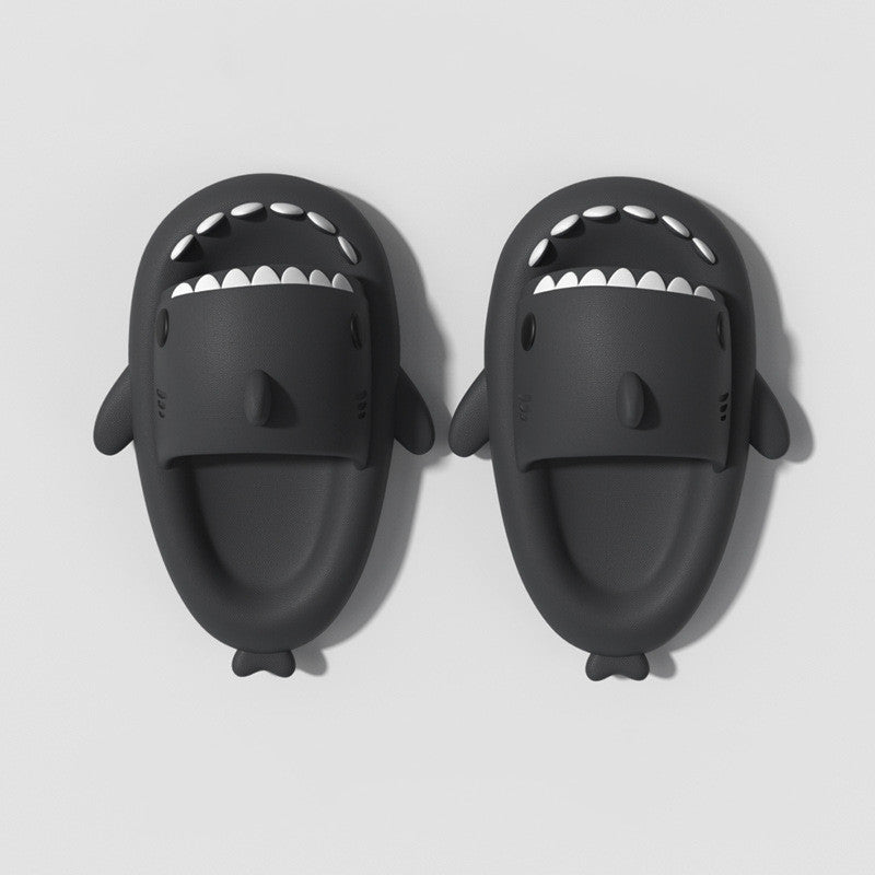 New Summer Slippers Lovely Shark Shape Slides Outdoor Women Shoes Kids Children Flip Flops Lightweight Open Toe Beach Pool Slides Sandals Shark Shower Slipper Toddler Non-Slip Summer Slippers Water Shoes