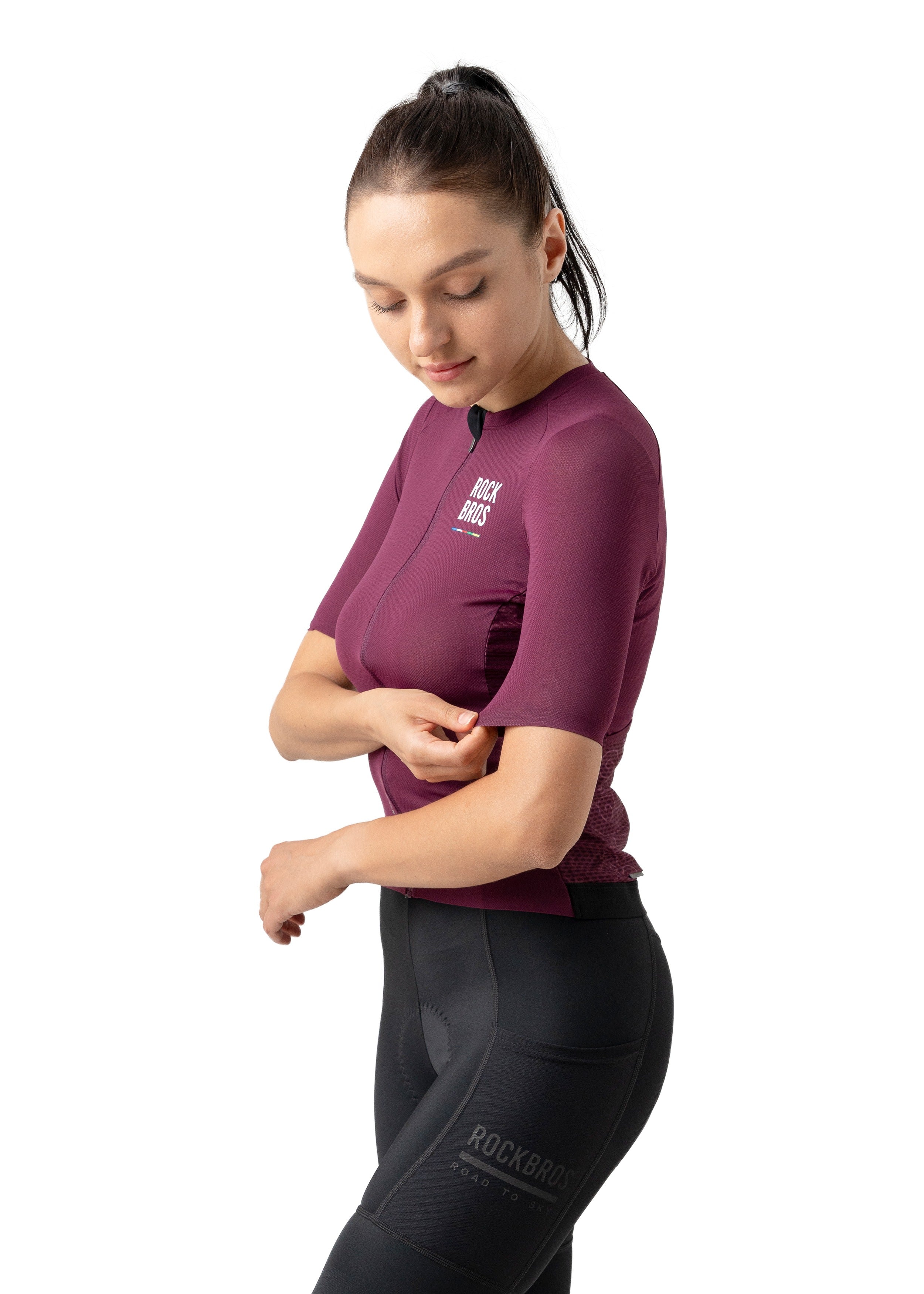 ROCKBROS Road-to-Sky Women's Cycling Short-Sleeved Jersey