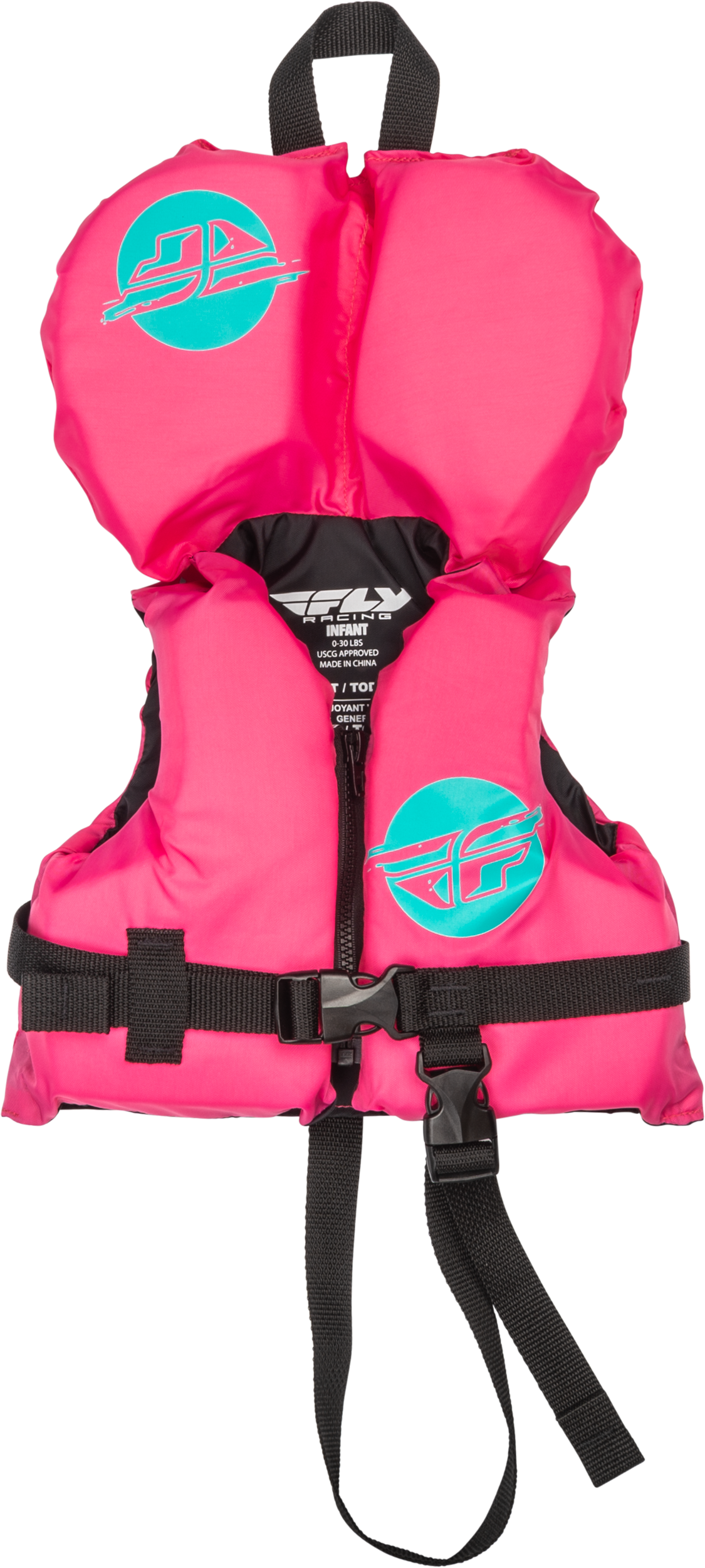 Fly Racing Infant Flotation Vest Neon Pink/Teal 221-30313