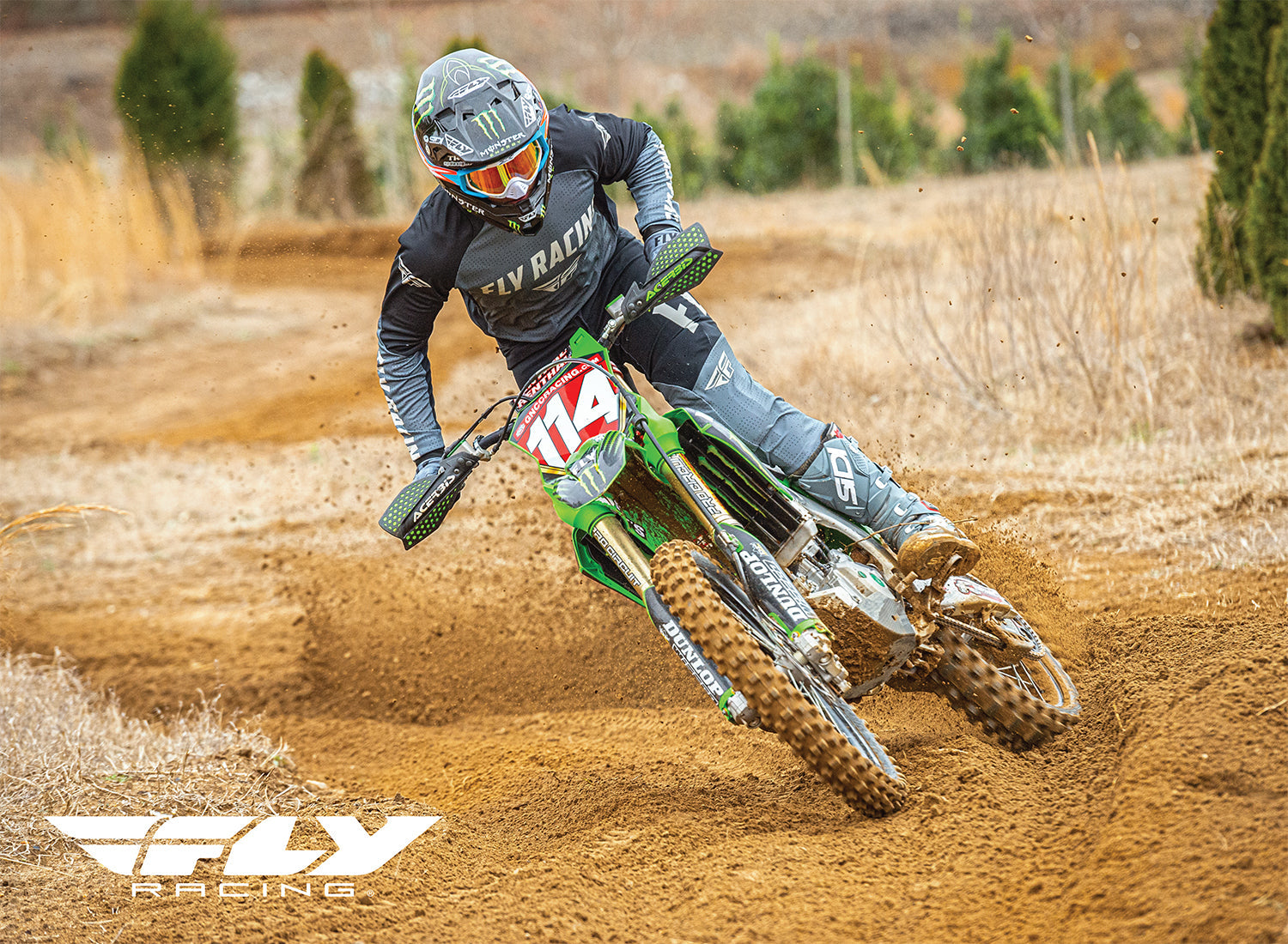 Fly Racing Wall Sign 2021 Josh Stange #114 36-2021JS114