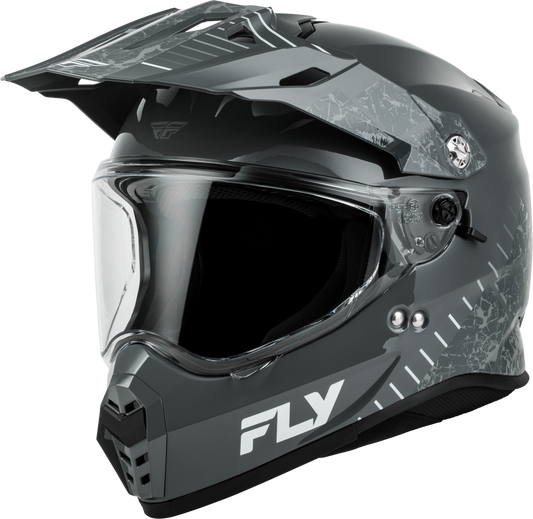 Fly Racing Fly Trekker Granite Helmet Grey/Grey 2x 73-70422X