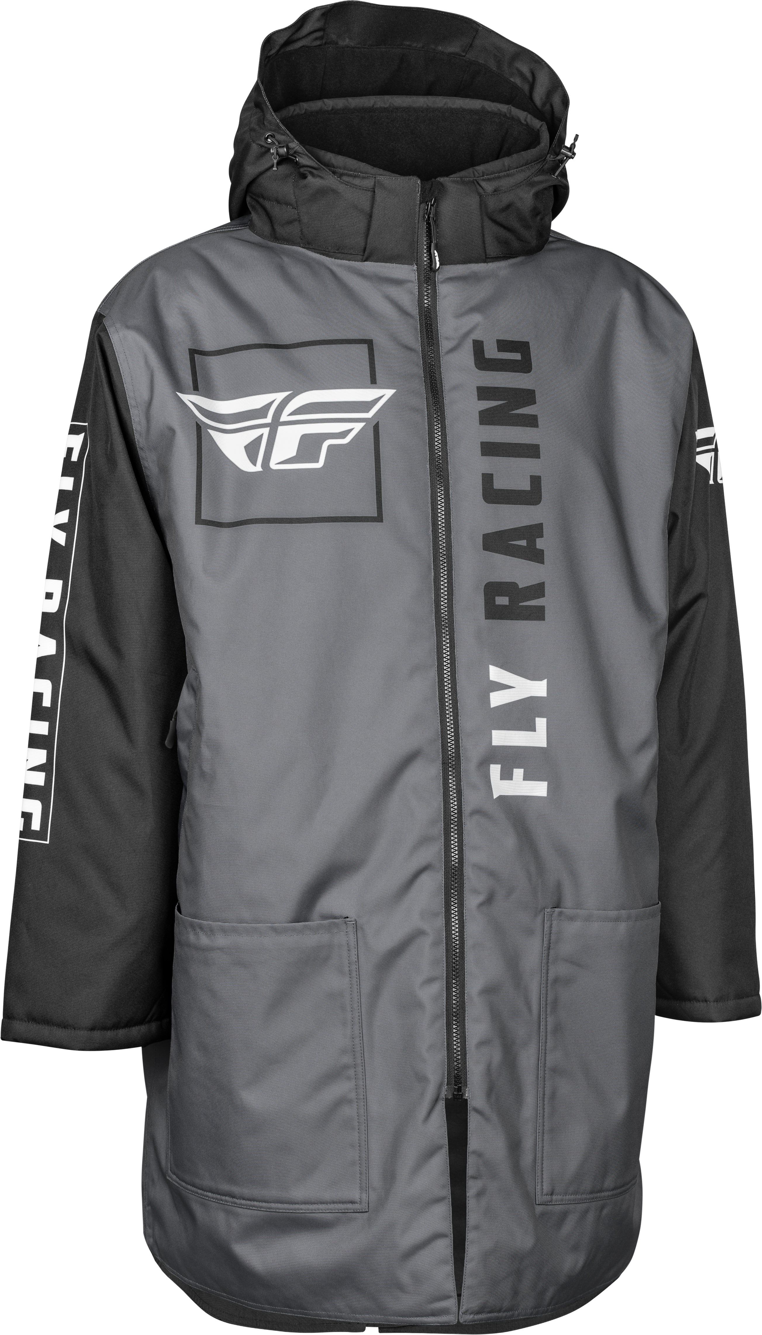Fly Racing Pit Coat Black/Grey 470-4051