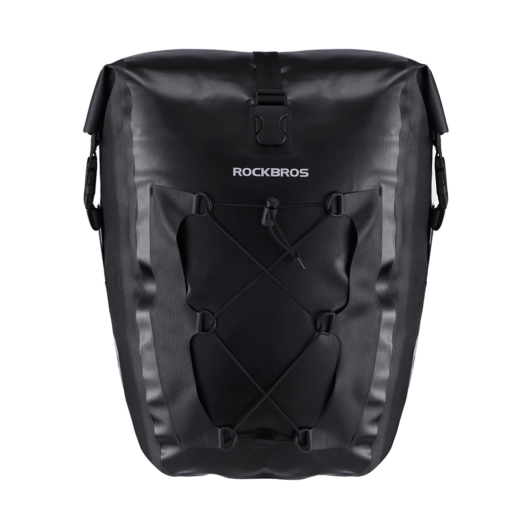 Ultra Large Capacity Bicycle Saddlebag in Black or Yellow
