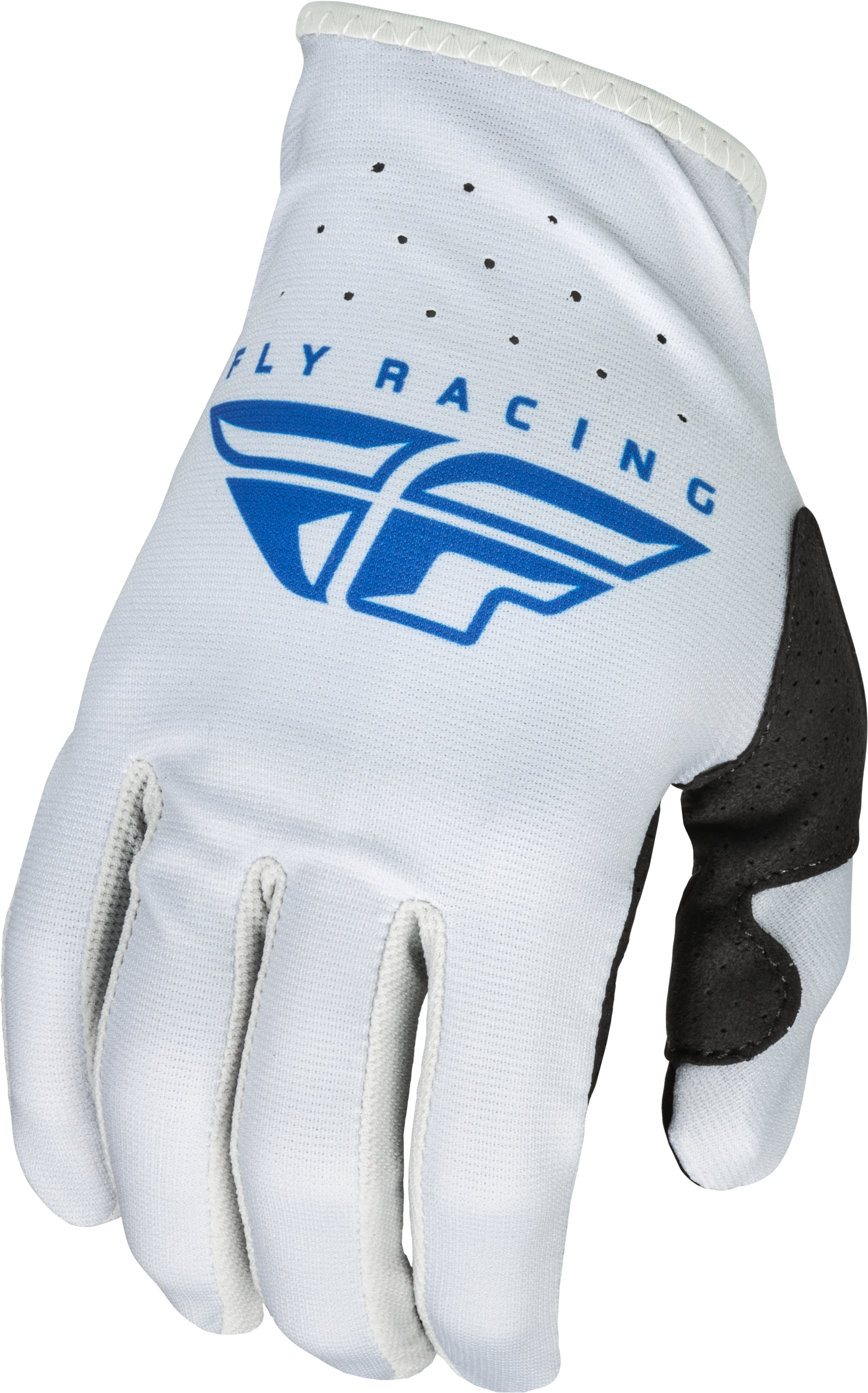 Fly Racing Youth Lite Gloves Grey/Blue Yl 376-716YL