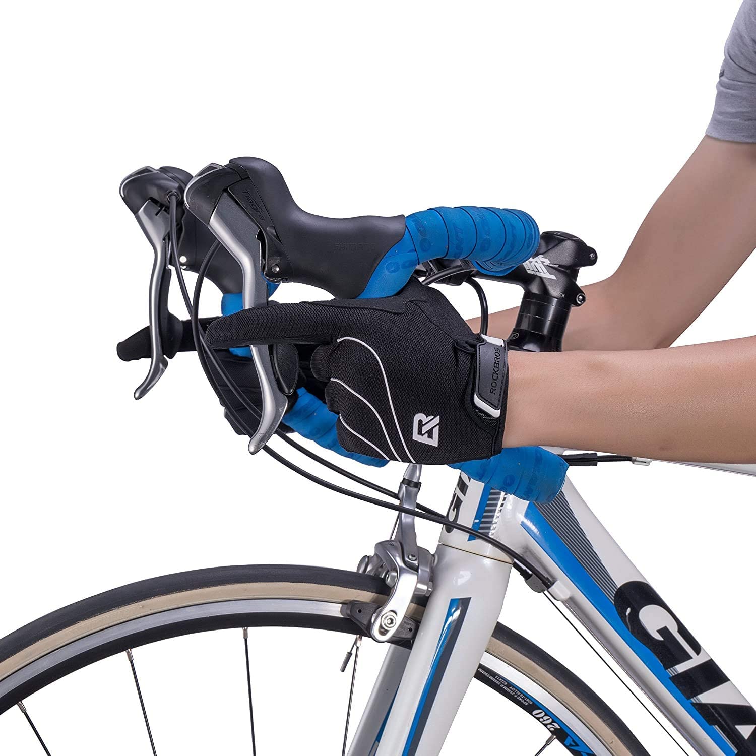 Cycling Full Finger Gloves Outdoor Sport Gloves Fit for Spring Autumn