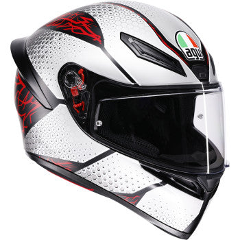 AGV Helmet K1 S Speedarmor Matt Black/Grey/Red Lg 2118394018-073-L