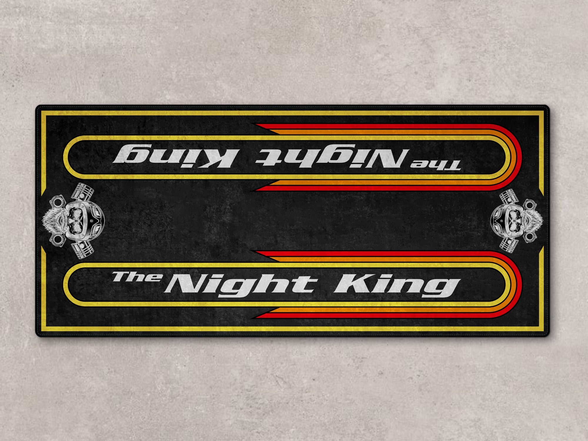 MPM Motorcycle Mat for Cruiser Motorcycle "The Night King" - MM7301