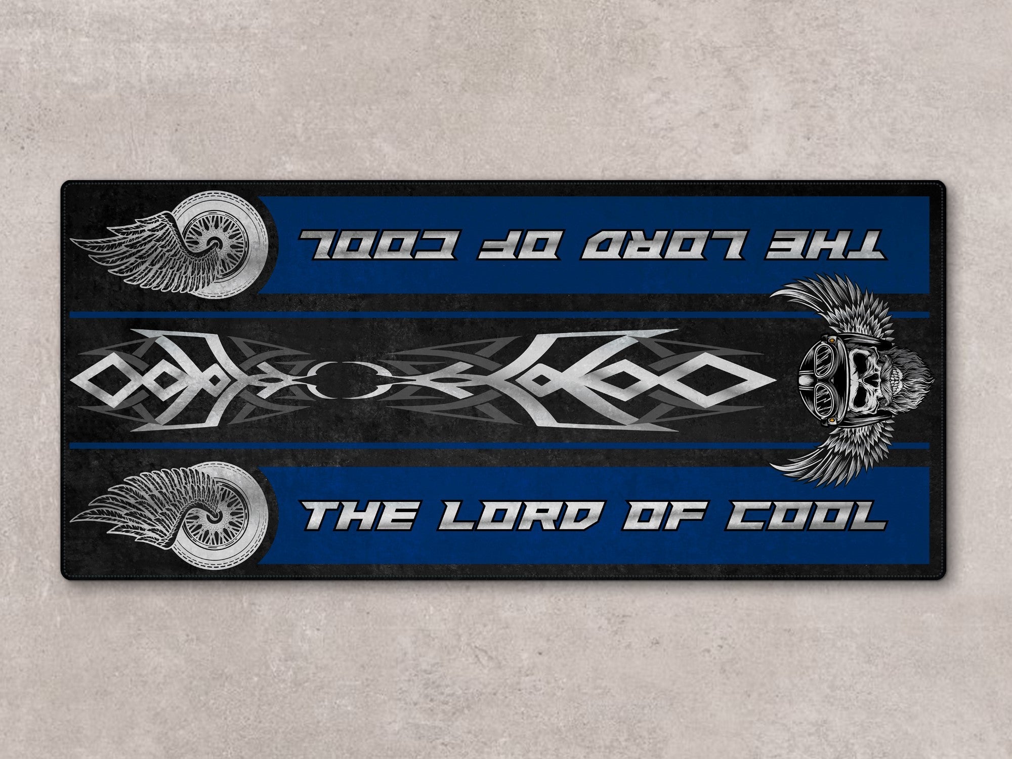 MPM Motorcycle Mat for Cruiser Motorcycle "The Lord of Cool" - MM7308