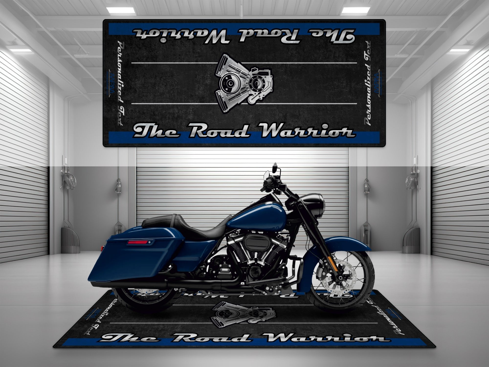 MPM Motorcycle Mat for Touring Motorcycle "The Road Warrior" - MM7344