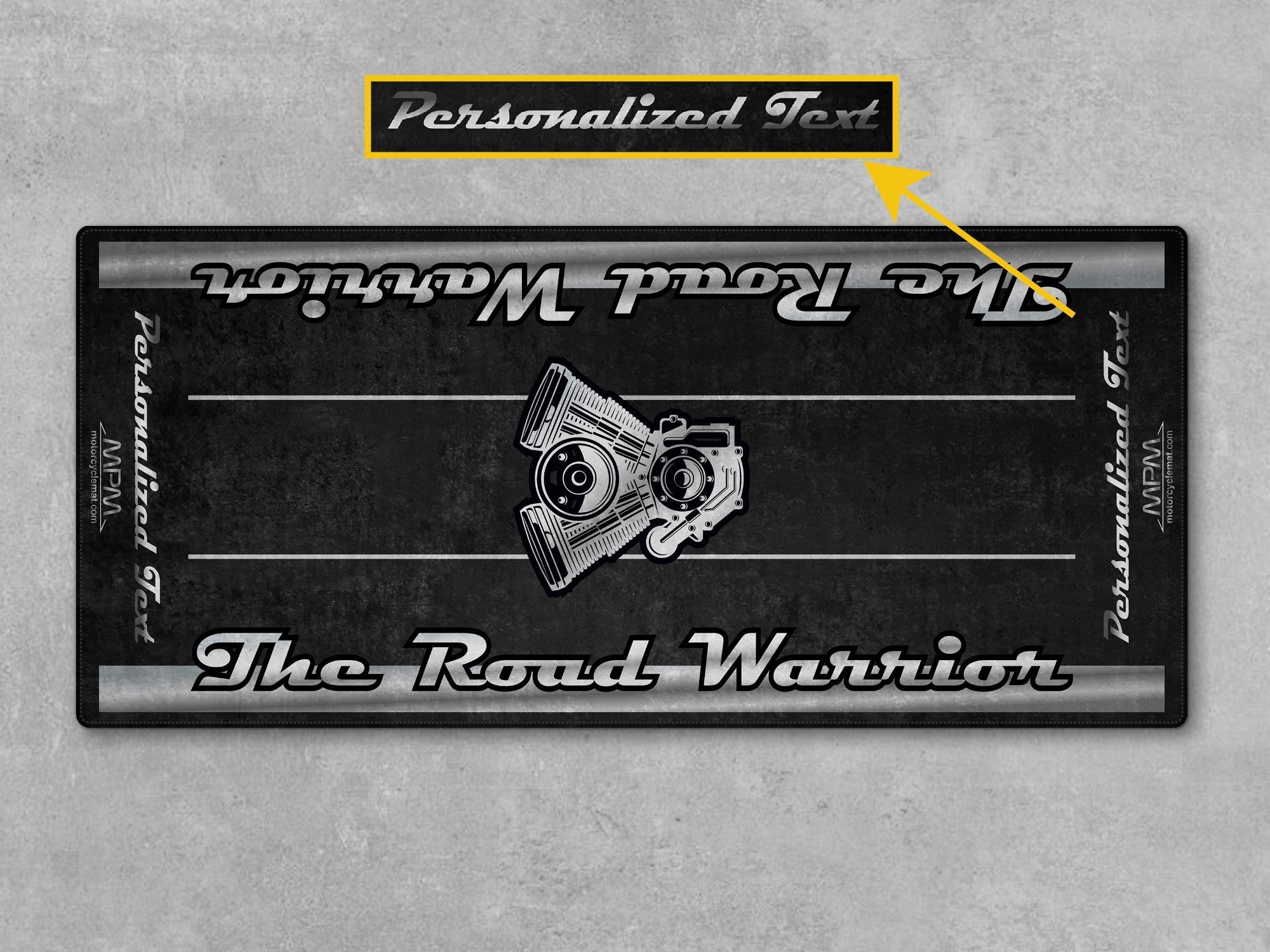 MPM Motorcycle Mat for Touring Motorcycle "The Road Warrior" - MM7344
