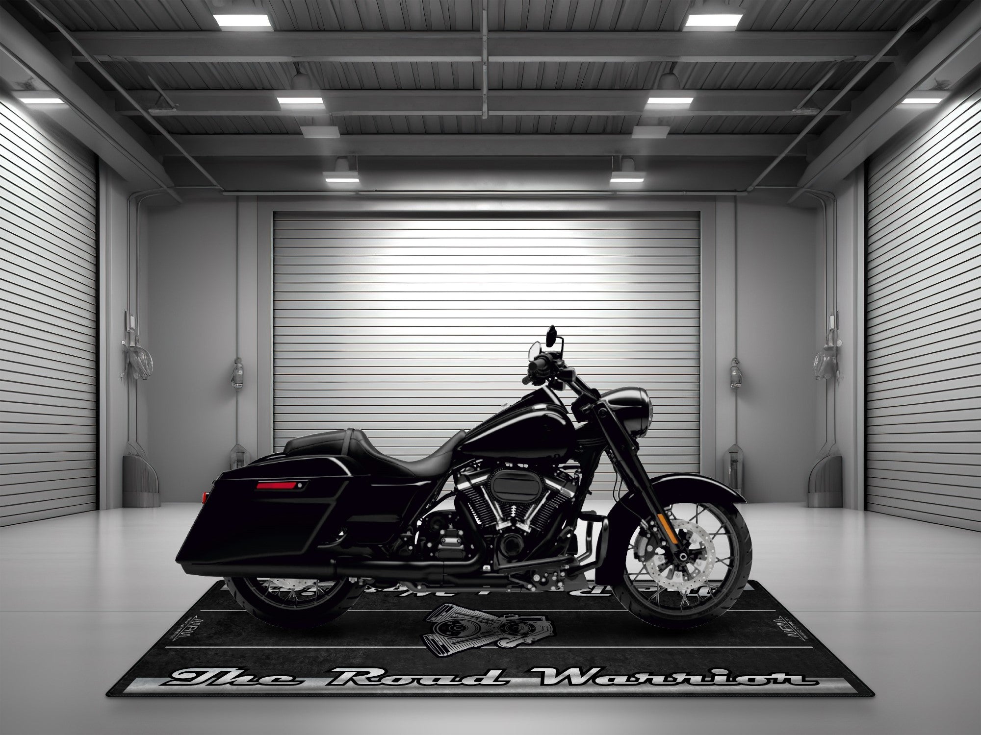 MPM Motorcycle Mat for Touring Motorcycle "The Road Warrior" - MM7344