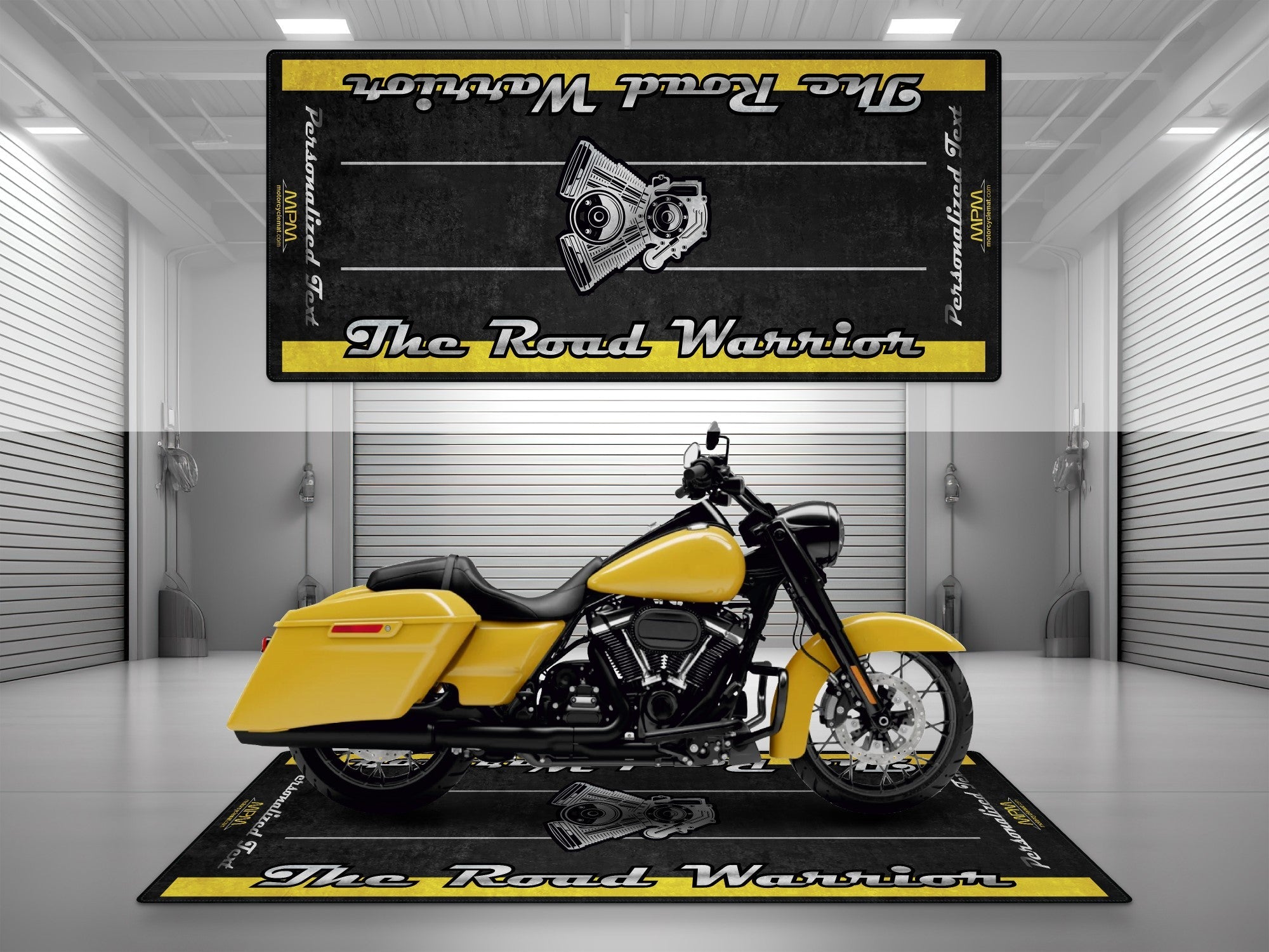 MPM Motorcycle Mat for Touring Motorcycle "The Road Warrior" - MM7344