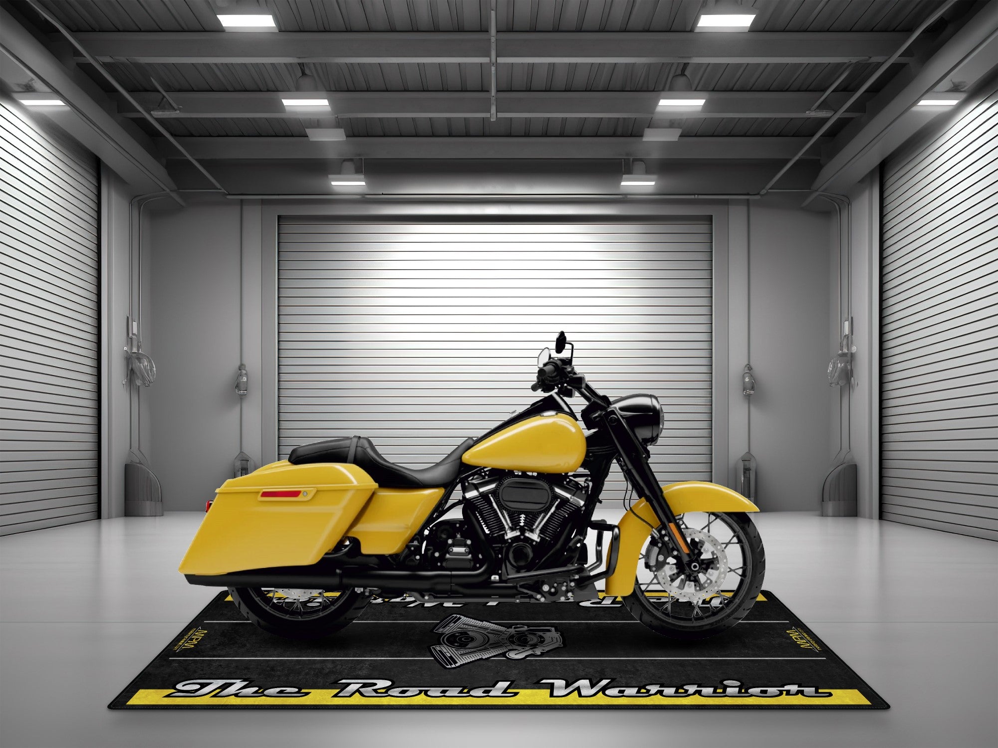 MPM Motorcycle Mat for Touring Motorcycle "The Road Warrior" - MM7344