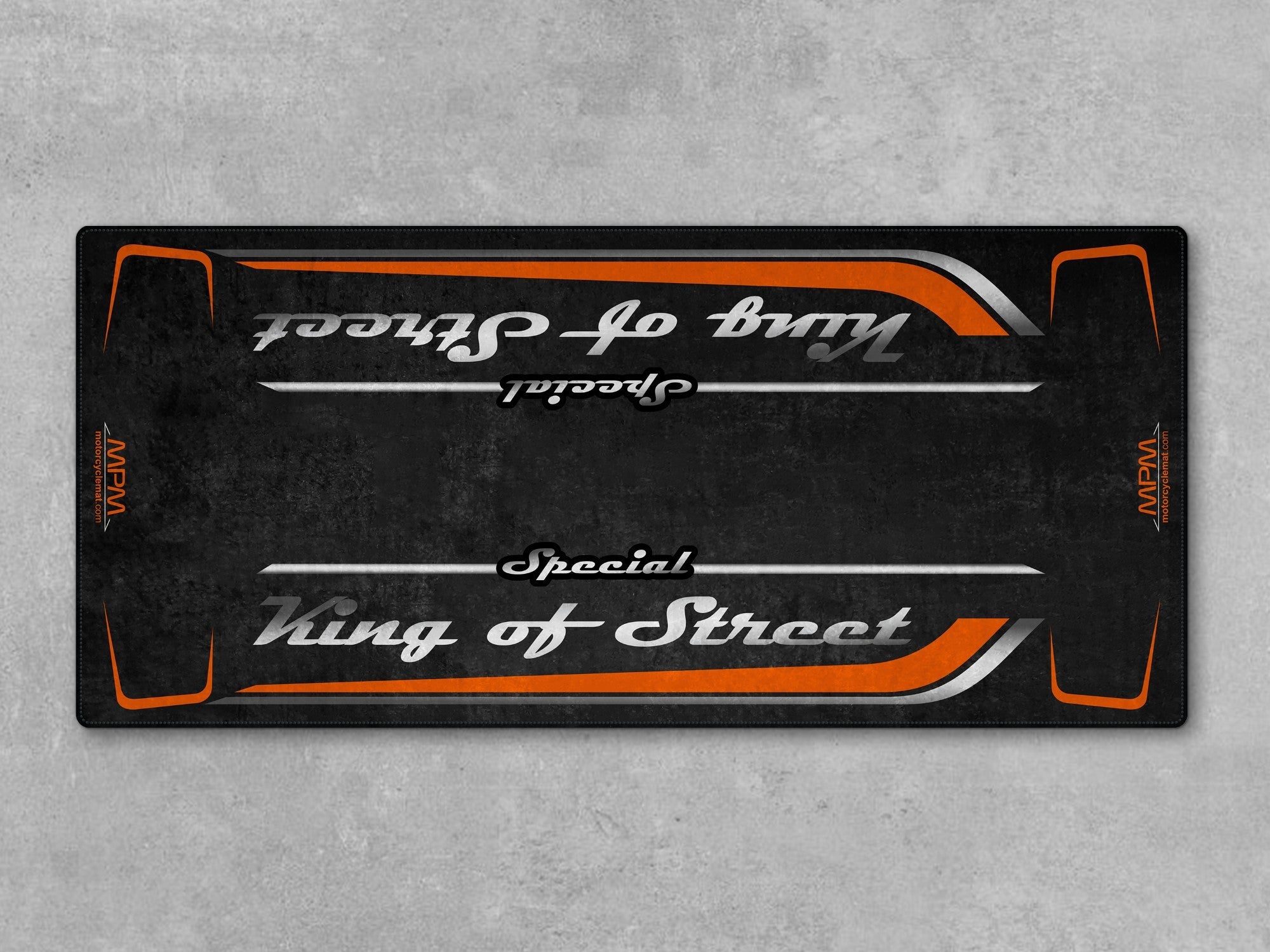 MPM Motorcycle Mat for Cruiser Motorcycle "Special King of Street" - MM7345