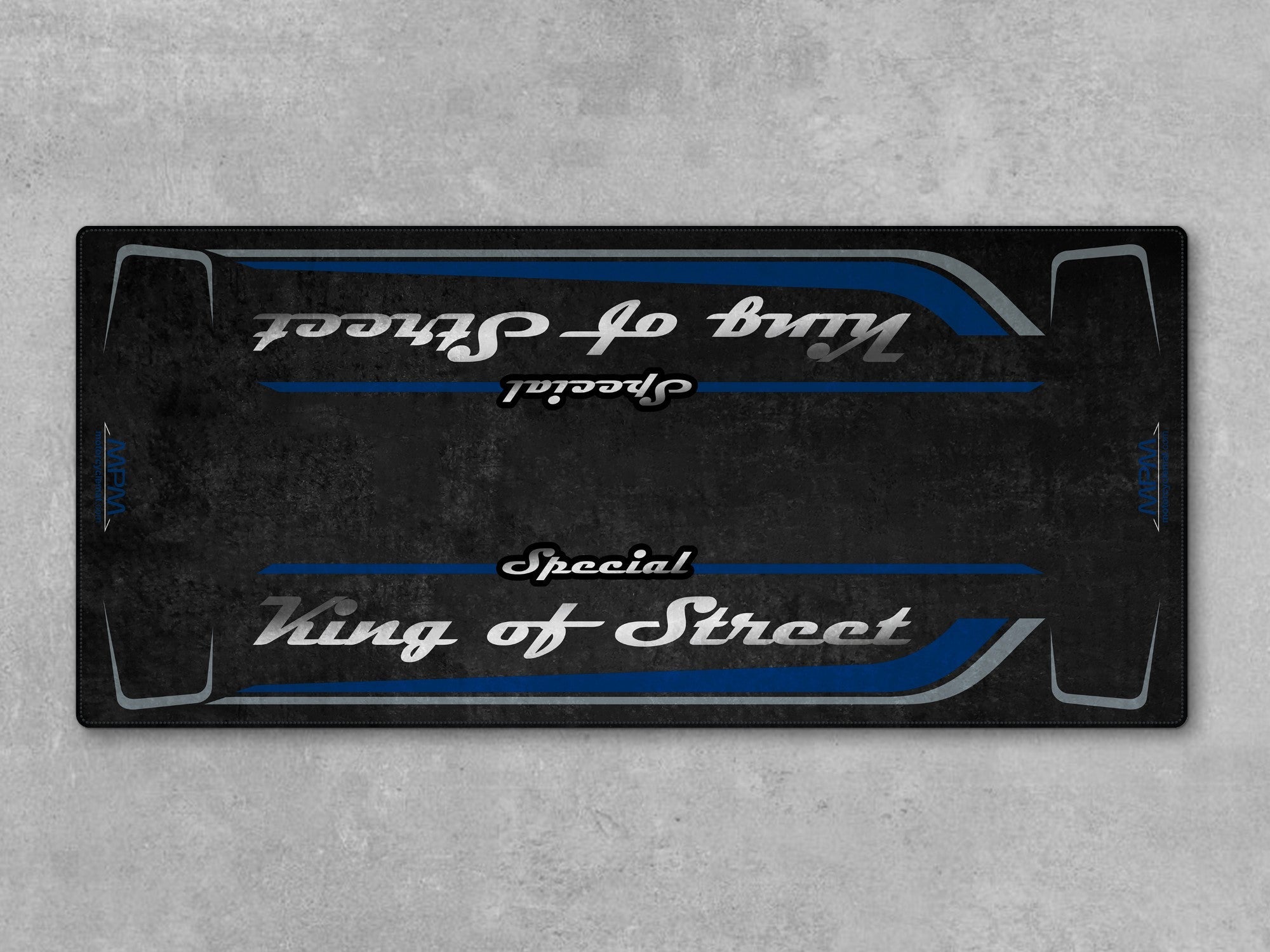MPM Motorcycle Mat for Cruiser Motorcycle "Special King of Street" - MM7345