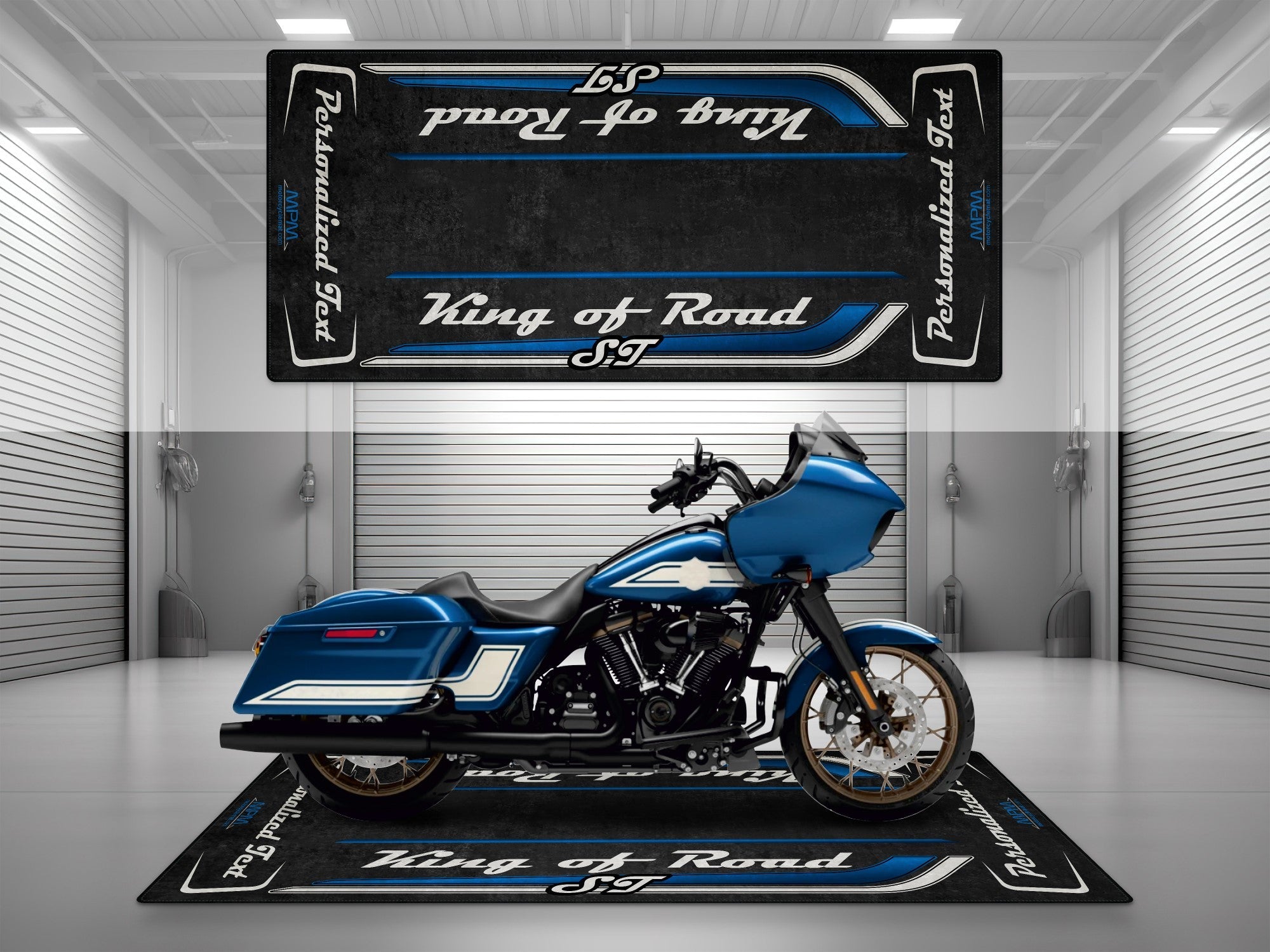 MPM Motorcycle Mat for Cruiser Motorcycle "King of Road ST" - MM7347