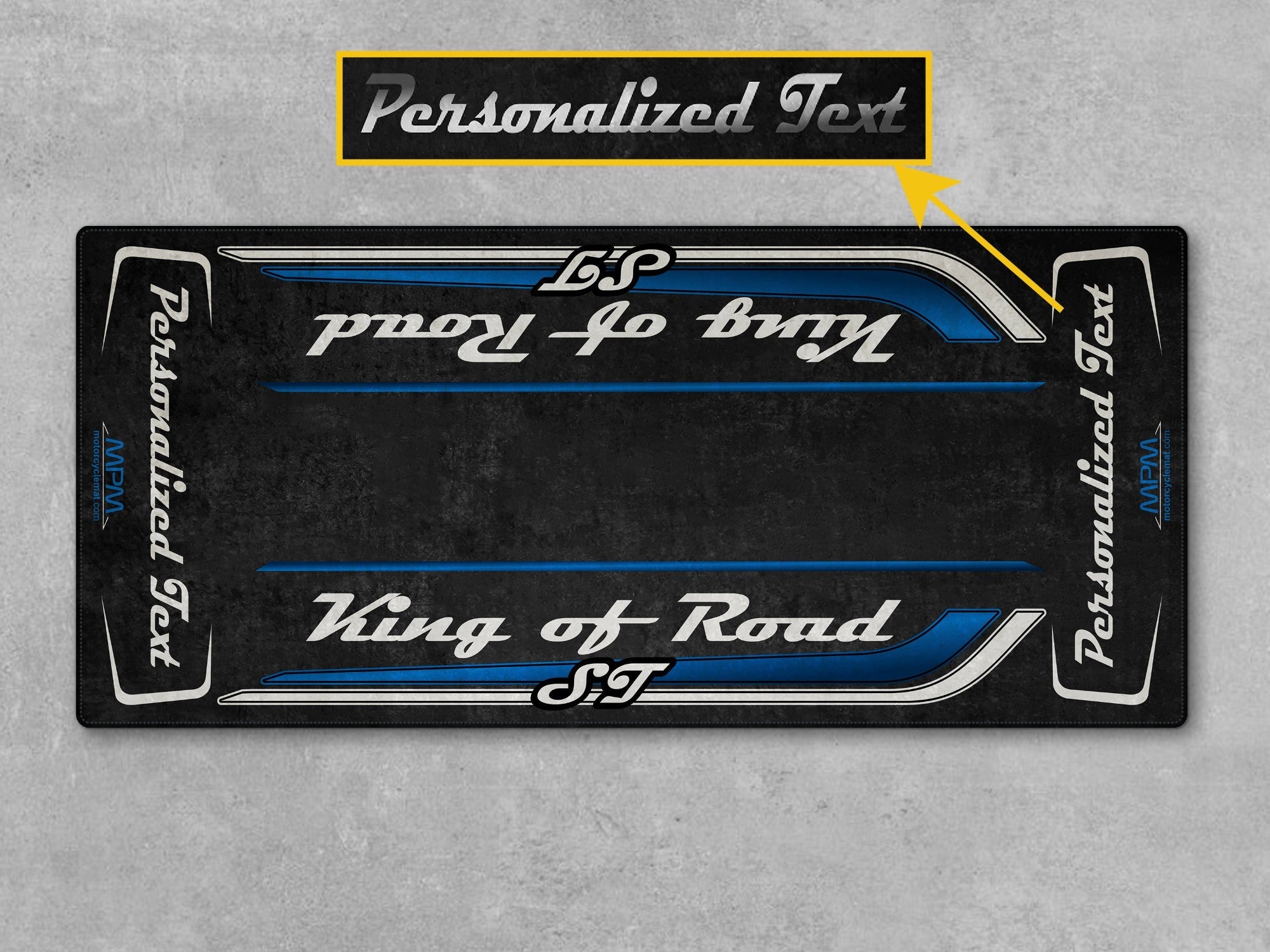 MPM Motorcycle Mat for Cruiser Motorcycle "King of Road ST" - MM7347