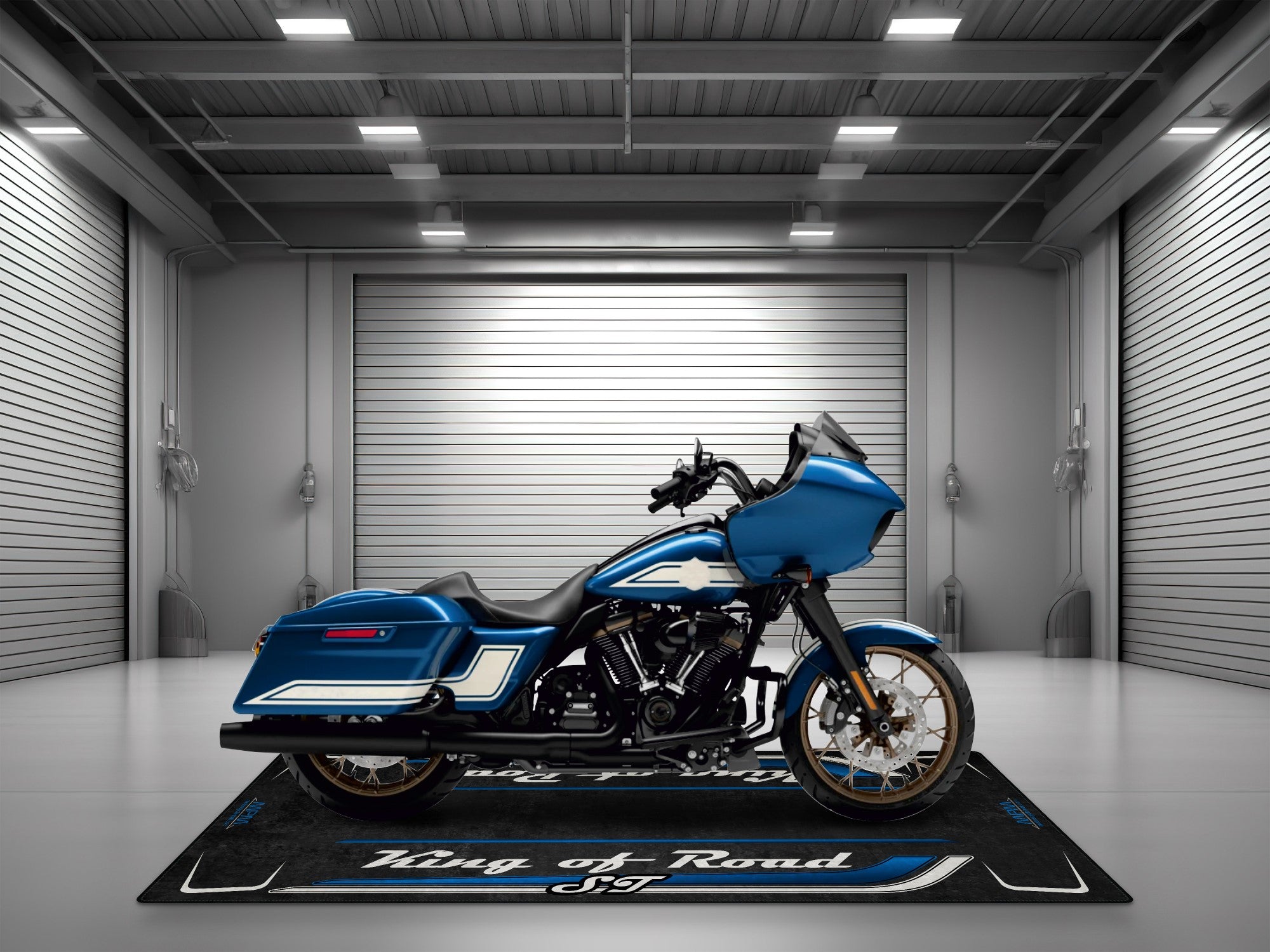 MPM Motorcycle Mat for Cruiser Motorcycle "King of Road ST" - MM7347