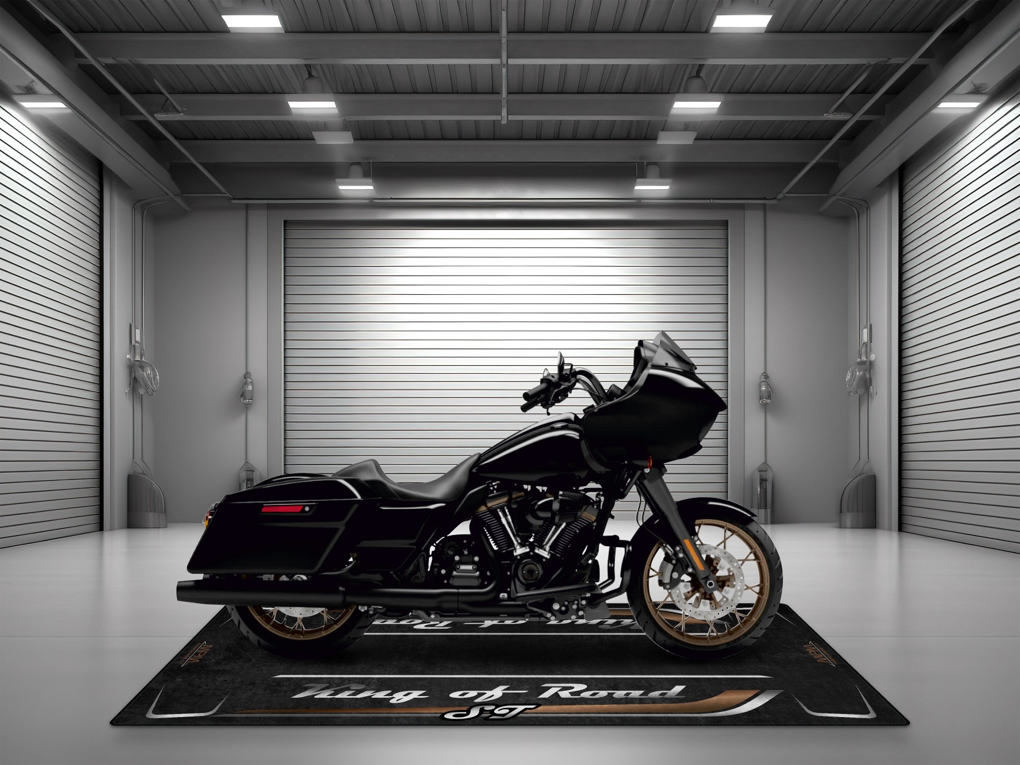 MPM Motorcycle Mat for Cruiser Motorcycle "King of Road ST" - MM7347