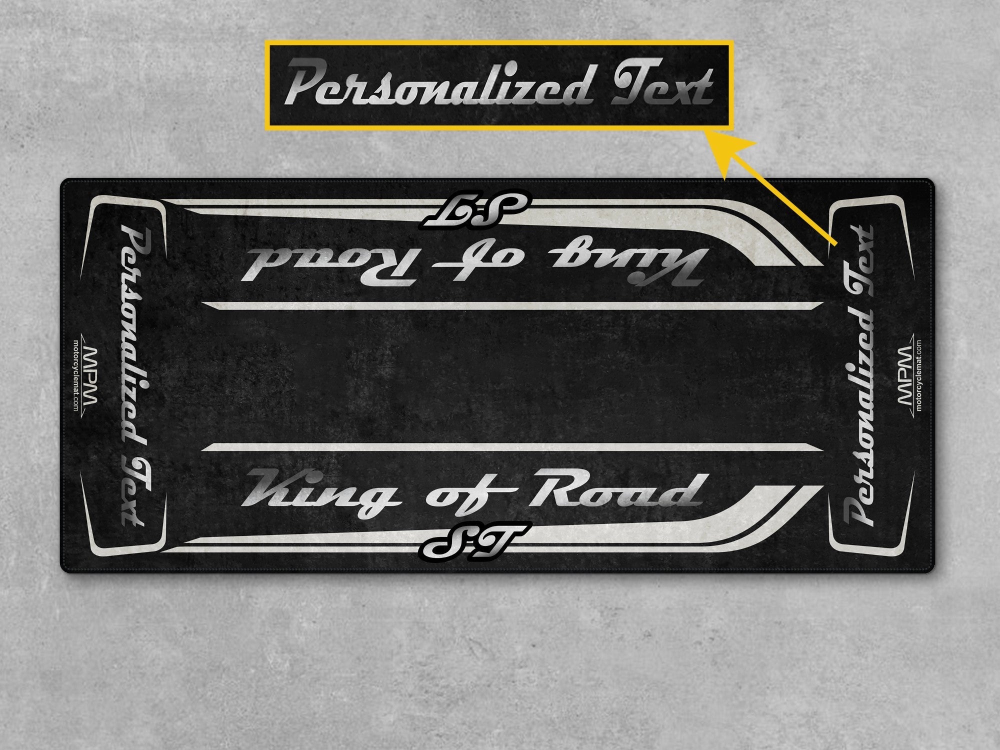 MPM Motorcycle Mat for Cruiser Motorcycle "King of Road ST" - MM7347