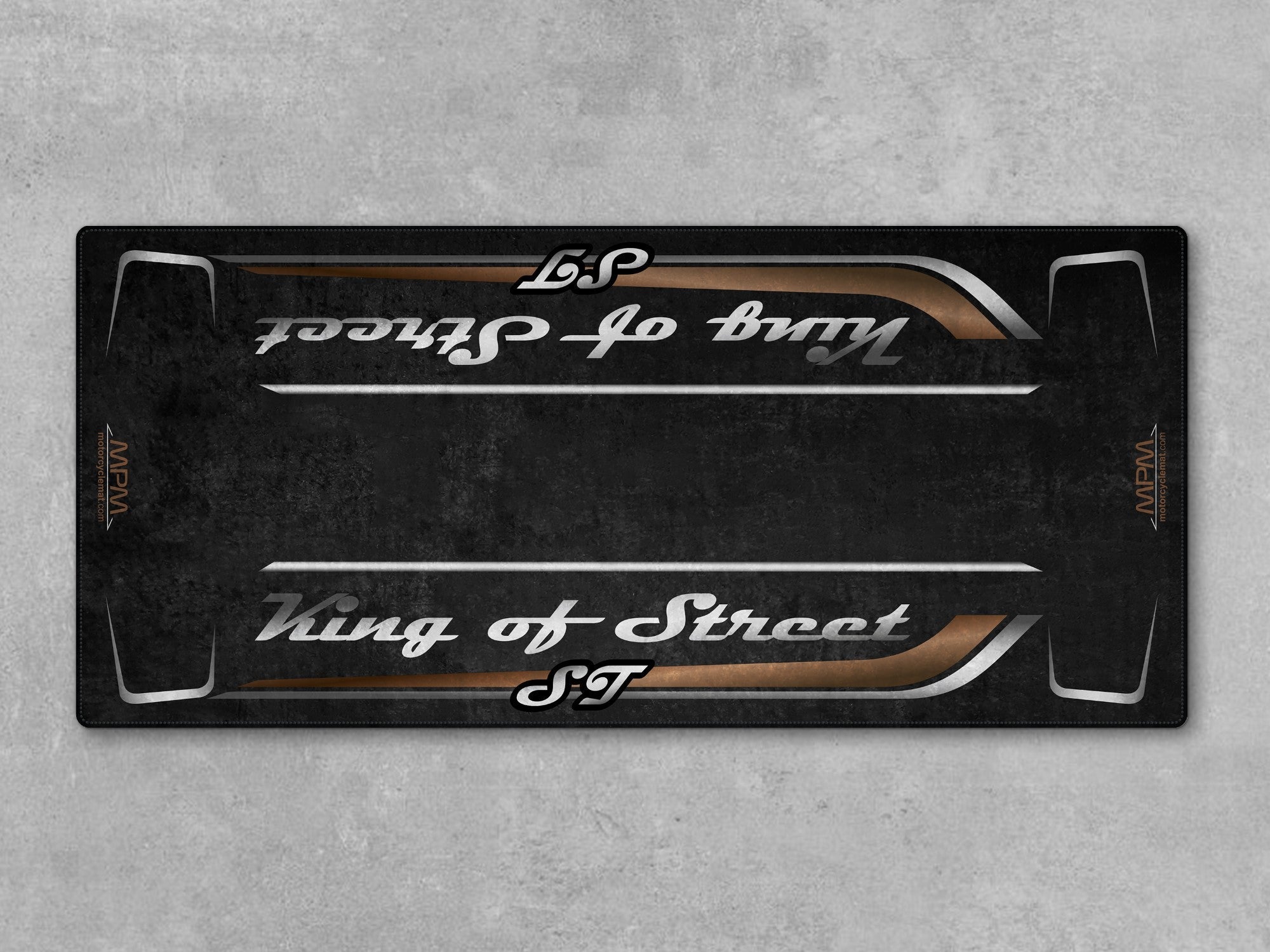 MPM Motorcycle Mat for Cruiser Motorcycle "King of Street ST" - MM7348