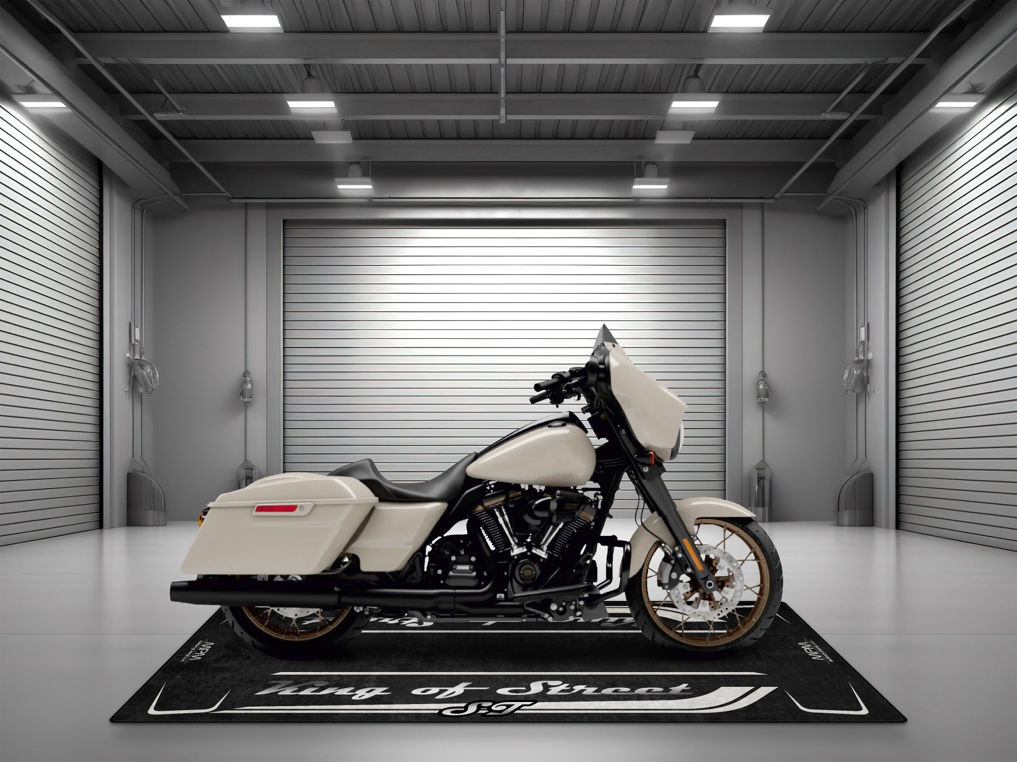 MPM Motorcycle Mat for Cruiser Motorcycle "King of Street ST" - MM7348