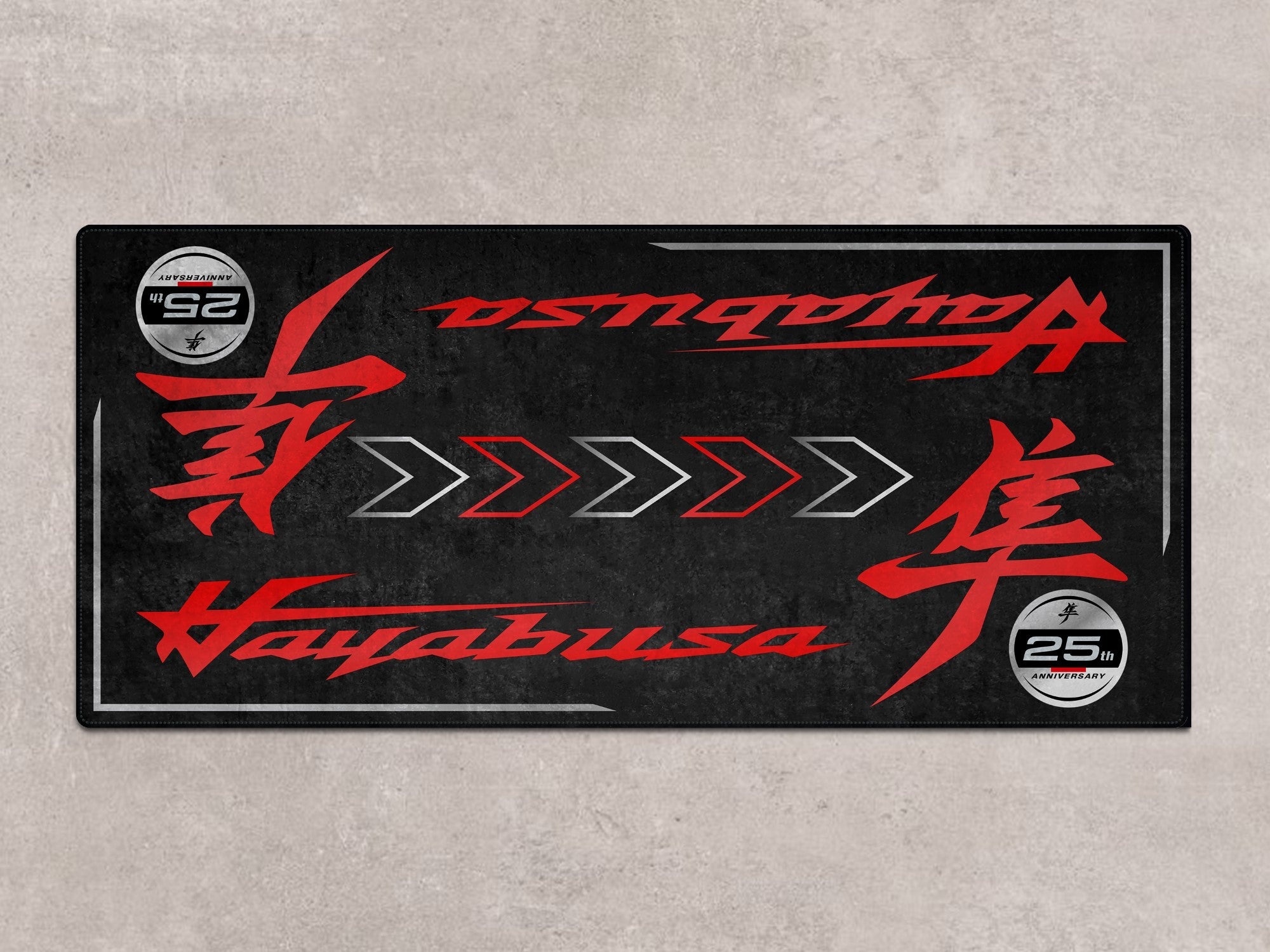 MPM Motorcycle Mat for Suzuki Hayabusa 25th Anniversary Edition - MM7352