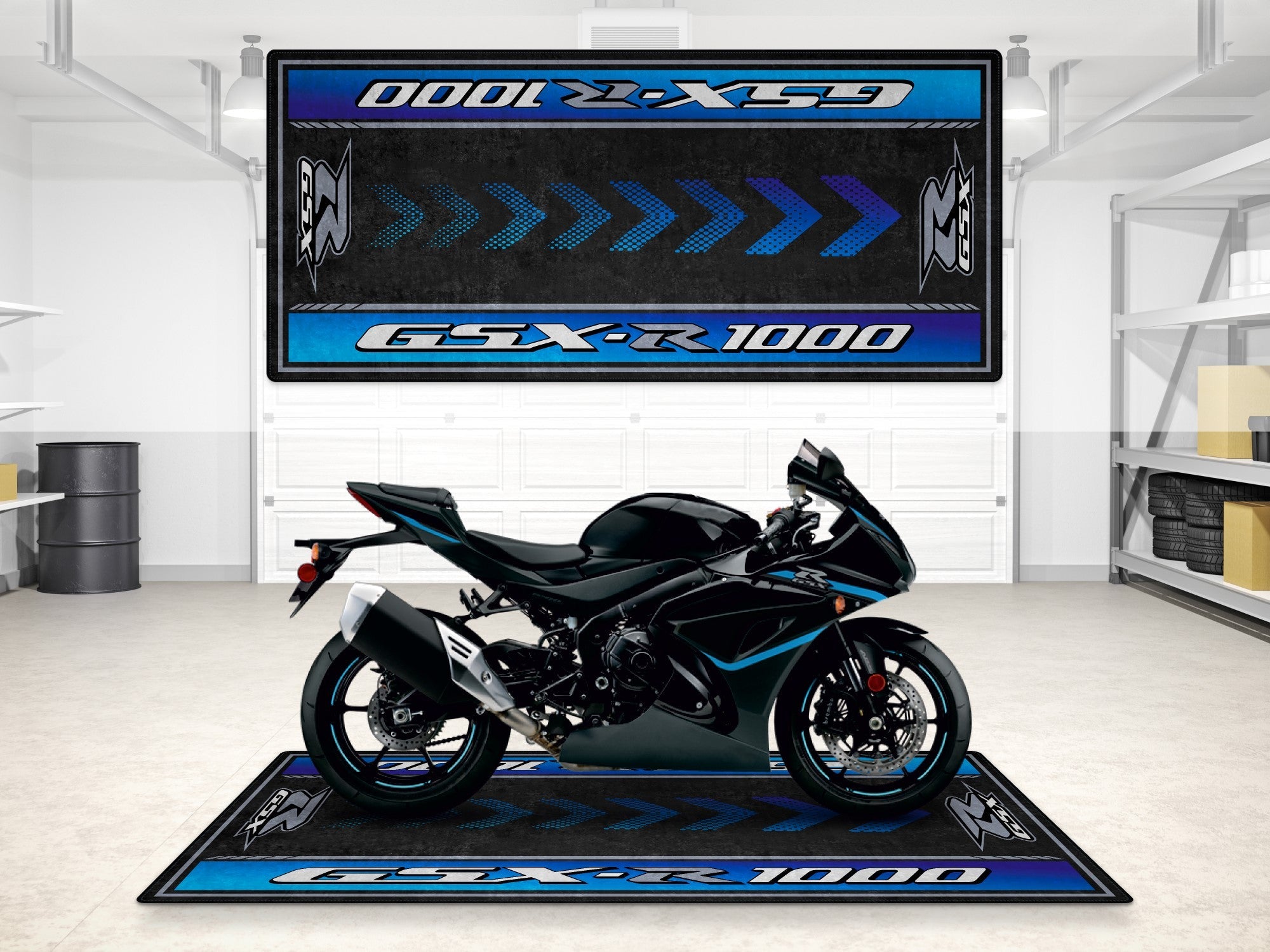 MPM Motorcycle Mat for Suzuki GSX-R1000 - MM7355