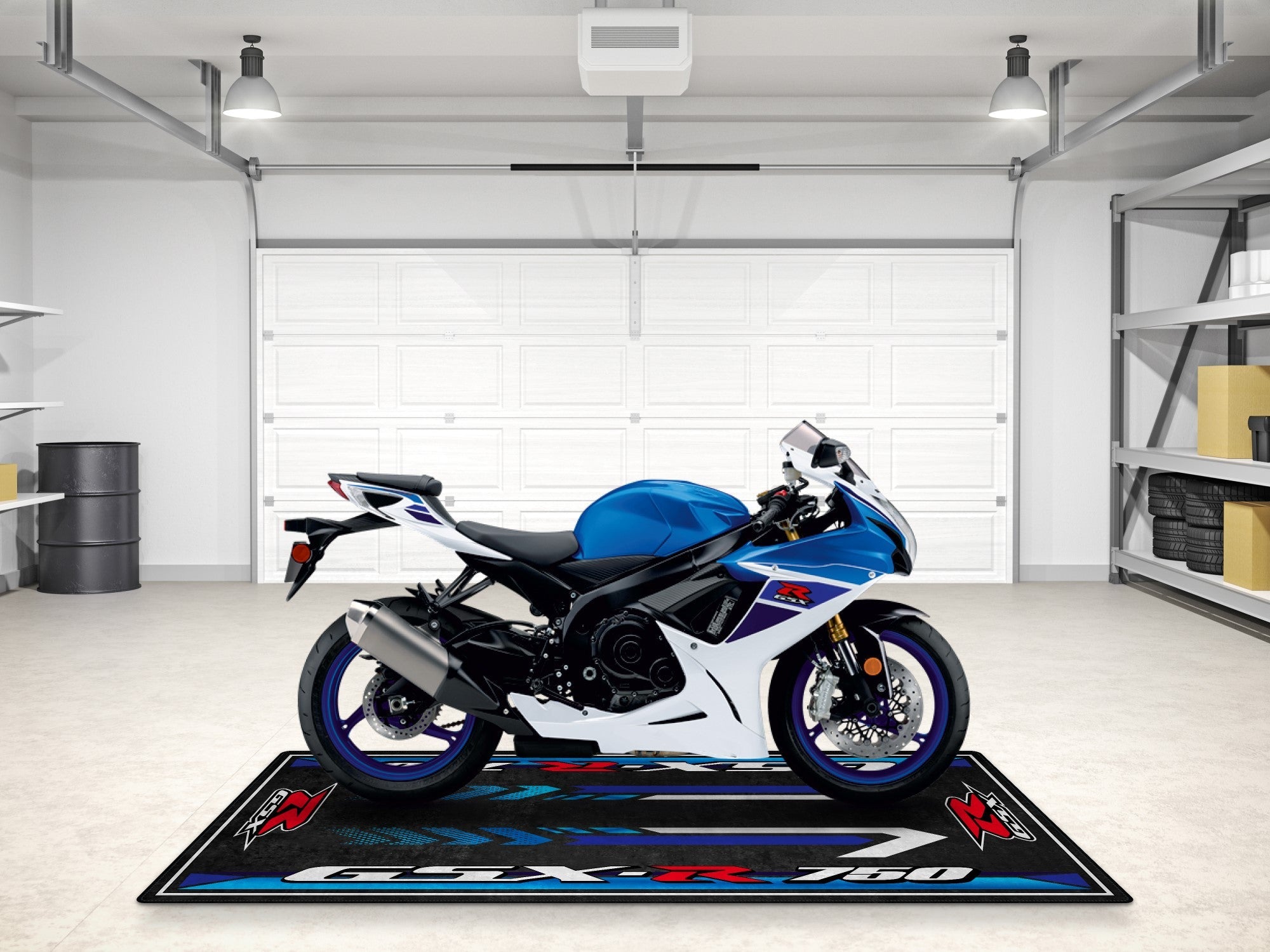 MPM Motorcycle Mat for Suzuki GSX-R750 - MM7356