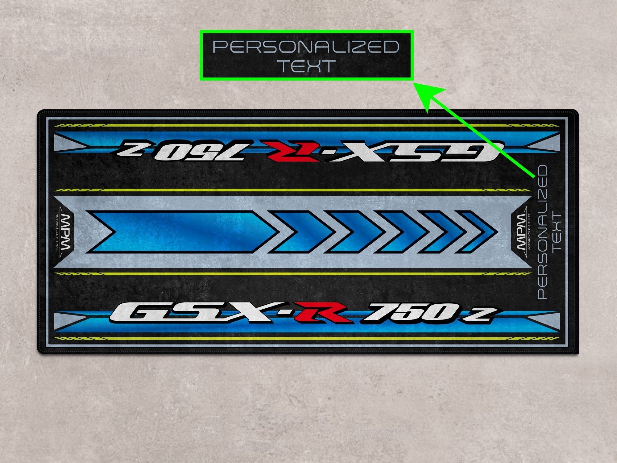 MPM Motorcycle Mat for Suzuki GSX-R750Z - MM7357
