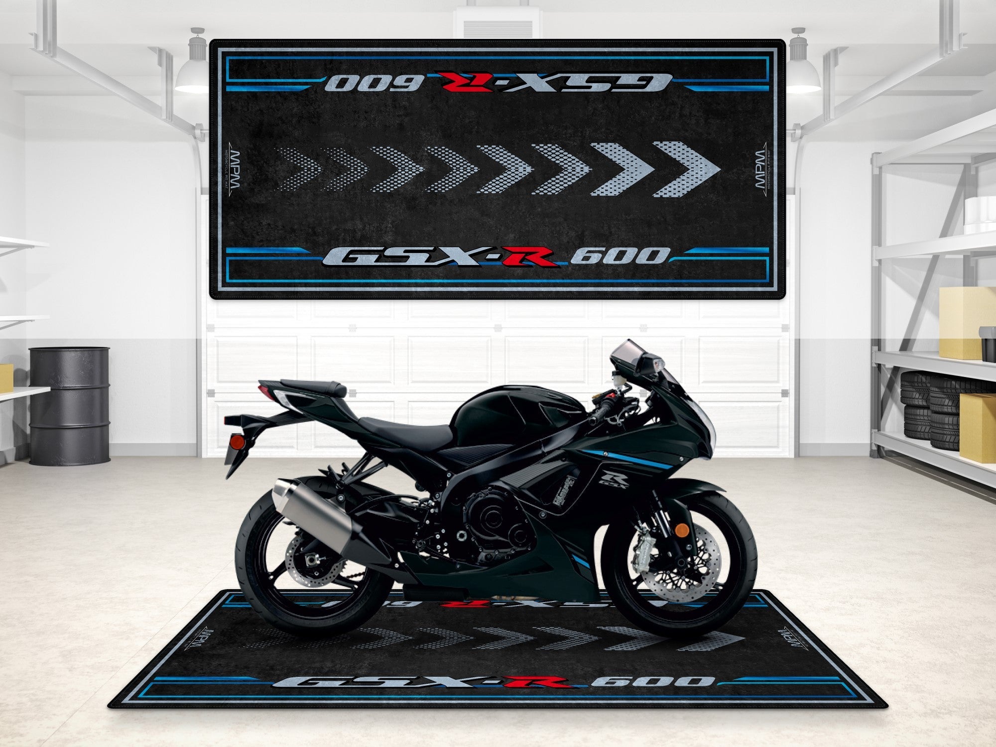 MPM Motorcycle Mat for Suzuki GSX-R600 - MM7358